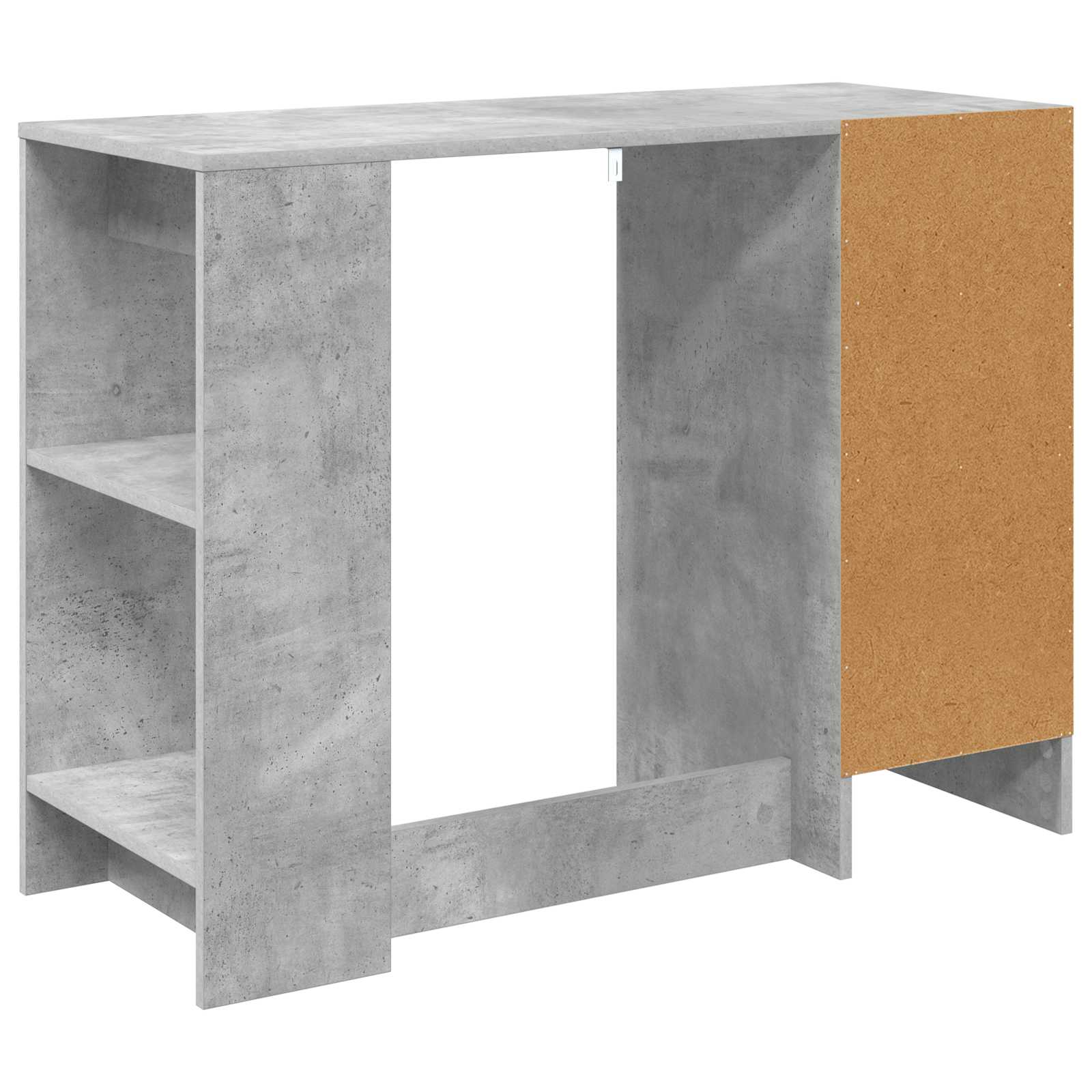 Bureau met lade Beton Grijs 100 x 40 x 75 cm Bewerkt hout is nu te koop bij PeponiXL, paradijselijk wonen!