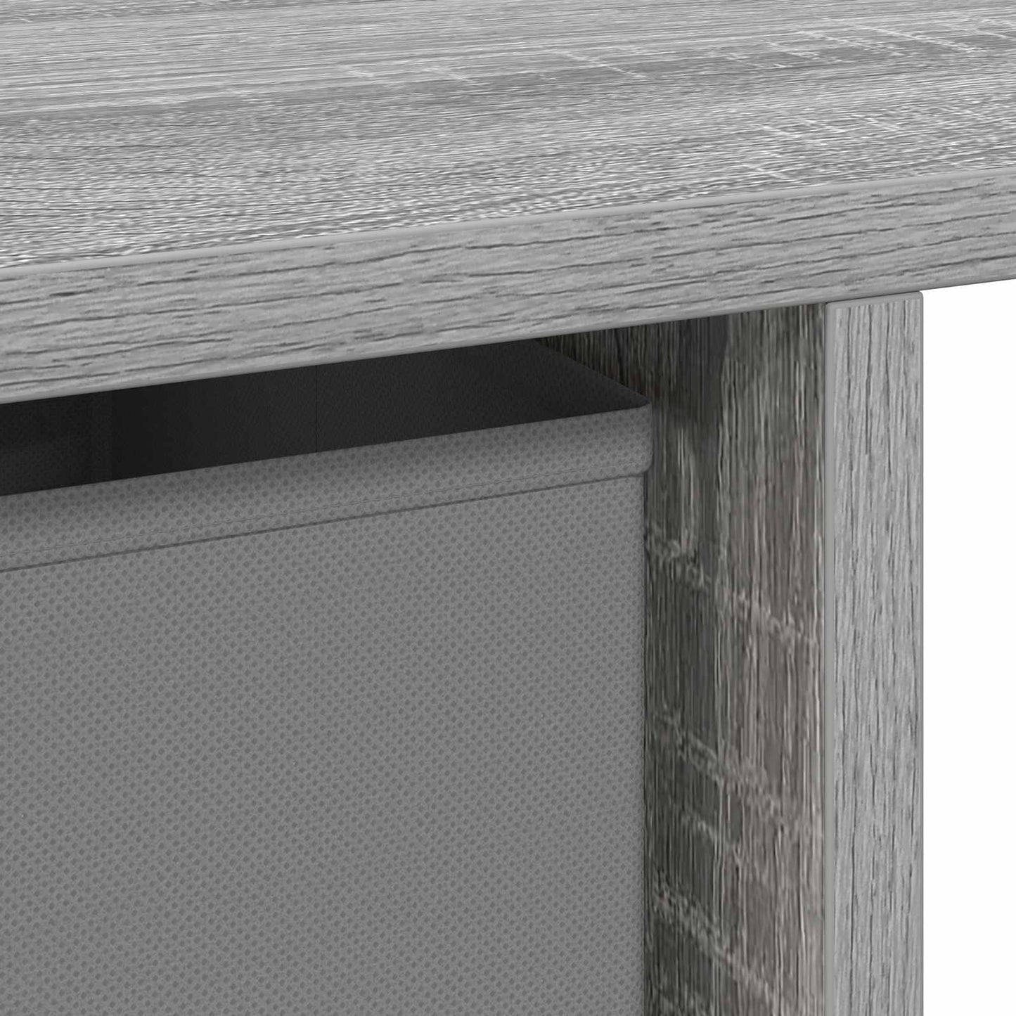 Bureau met lade Grijs Sonoma 100 x 40 x 75 cm Bewerkt hout is nu te koop bij PeponiXL, paradijselijk wonen!