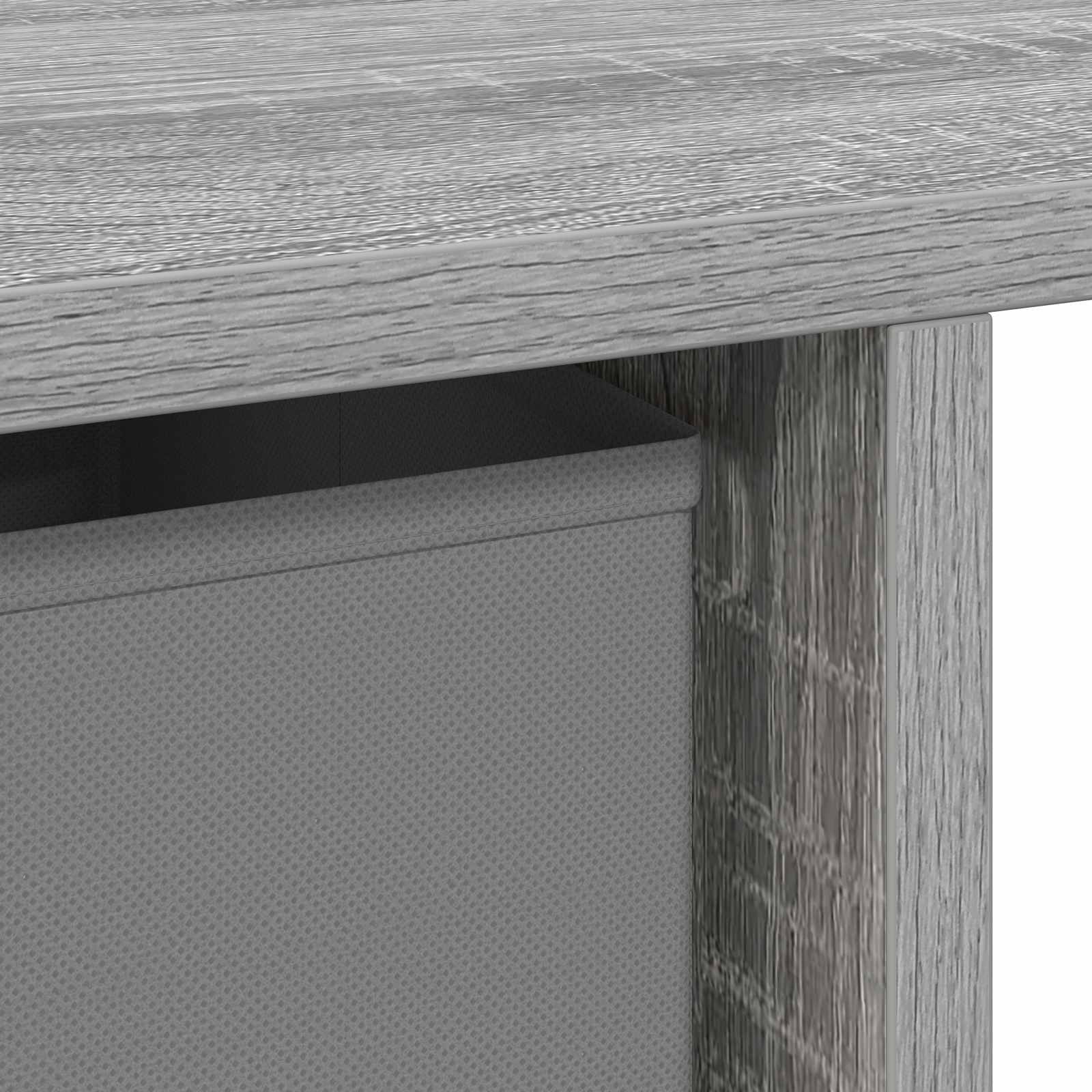 Bureau met lade Grijs Sonoma 100 x 40 x 75 cm Bewerkt hout is nu te koop bij PeponiXL, paradijselijk wonen!