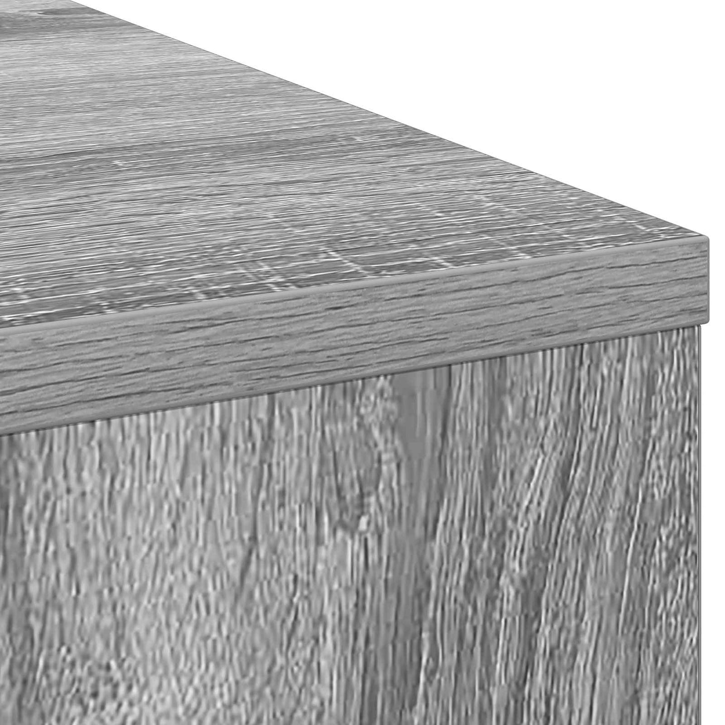 Bureau met lade Grijs Sonoma 100 x 40 x 75 cm Bewerkt hout is nu te koop bij PeponiXL, paradijselijk wonen!
