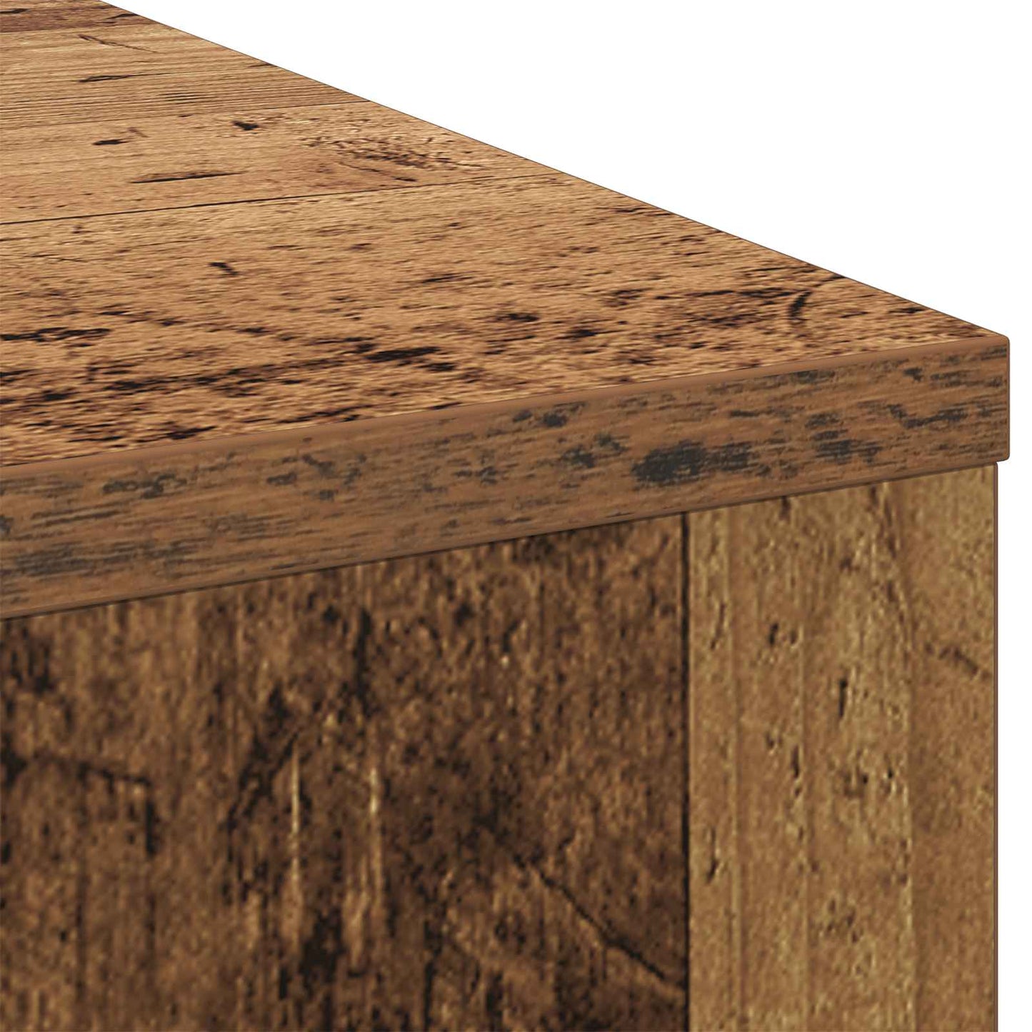 Bureau met lade met plank Oudhout 100 x 40 x 75 cm Bewerkt hout is nu te koop bij PeponiXL, paradijselijk wonen!