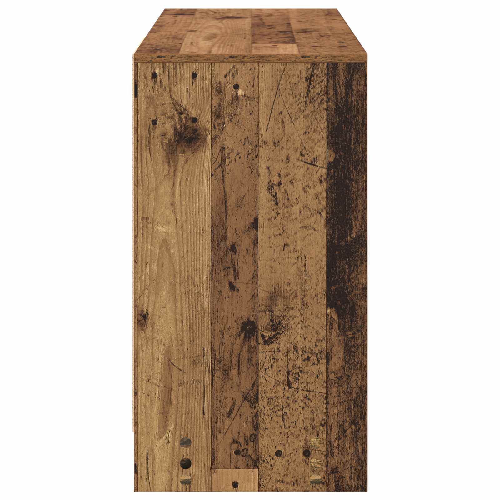 Bureau met lade met plank Oudhout 100 x 40 x 75 cm Bewerkt hout is nu te koop bij PeponiXL, paradijselijk wonen!