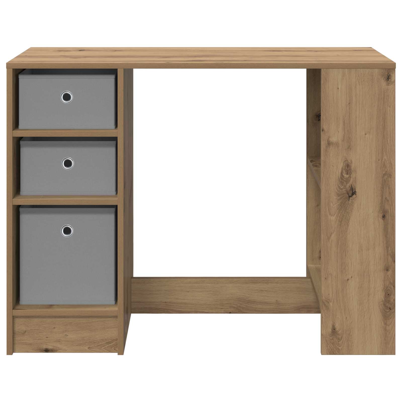 Bureau met lade Artisan Eiken 100 x 40 x 75 cm Bewerkt hout is nu te koop bij PeponiXL, paradijselijk wonen!