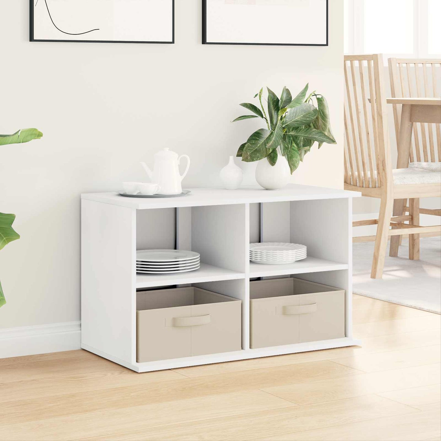 TV-standaard met lade Wit 79 x 40 x 48 cm is nu te koop bij PeponiXL, paradijselijk wonen!