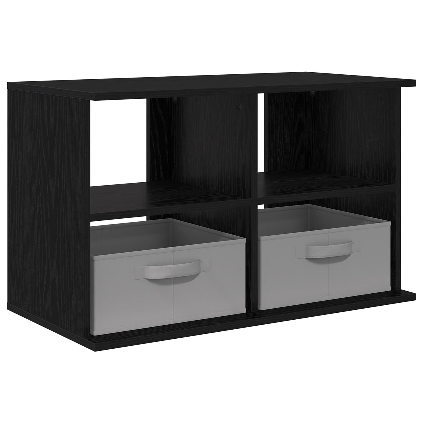 TV-standaard met lade Zwart Eiken 79 x 40 x 48 cm is nu te koop bij PeponiXL, paradijselijk wonen!