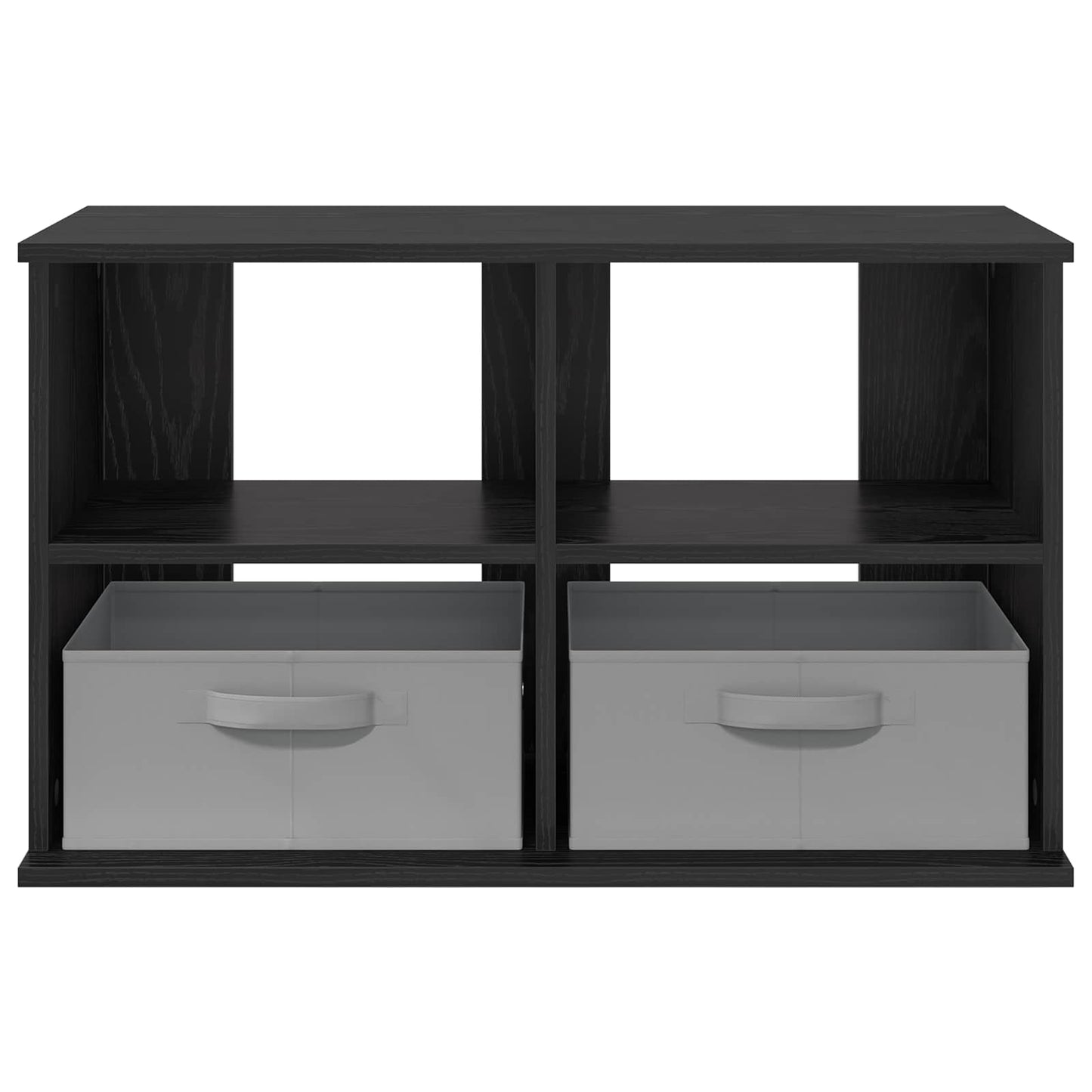 TV-standaard met lade Zwart Eiken 79 x 40 x 48 cm is nu te koop bij PeponiXL, paradijselijk wonen!