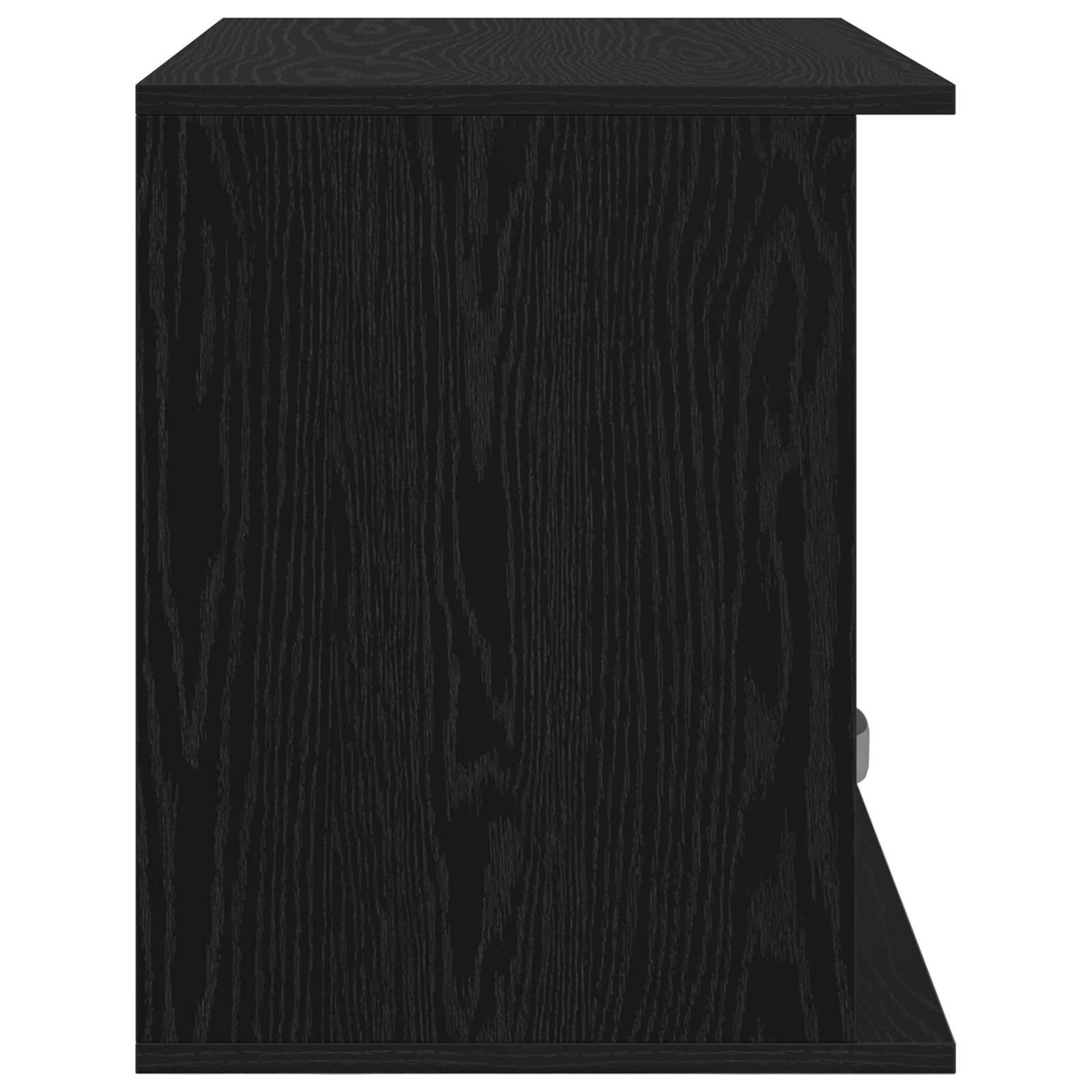 TV-standaard met lade Zwart Eiken 79 x 40 x 48 cm is nu te koop bij PeponiXL, paradijselijk wonen!