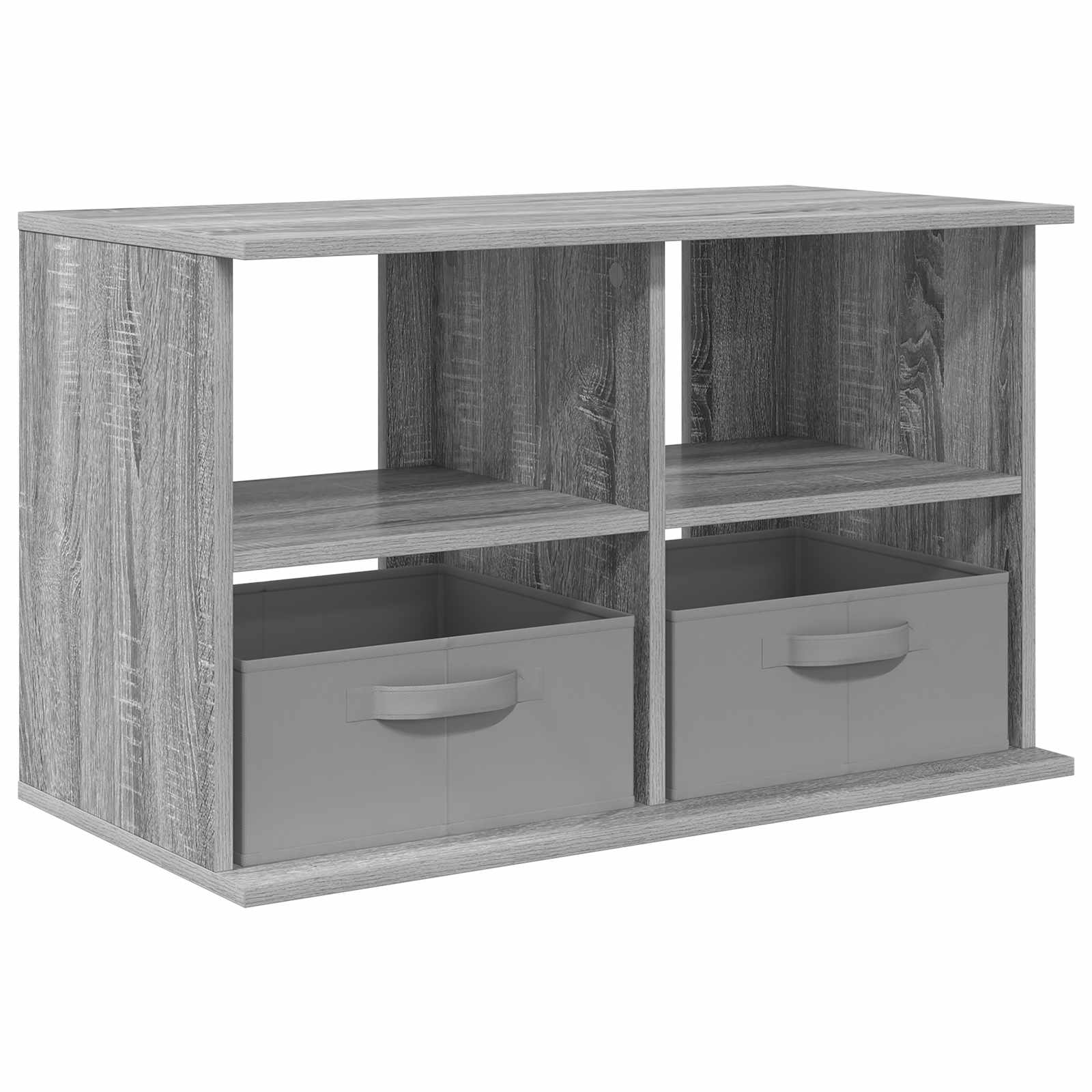 TV-standaard met lade Grijs Sonoma 79 x 40 x 48 cm is nu te koop bij PeponiXL, paradijselijk wonen!