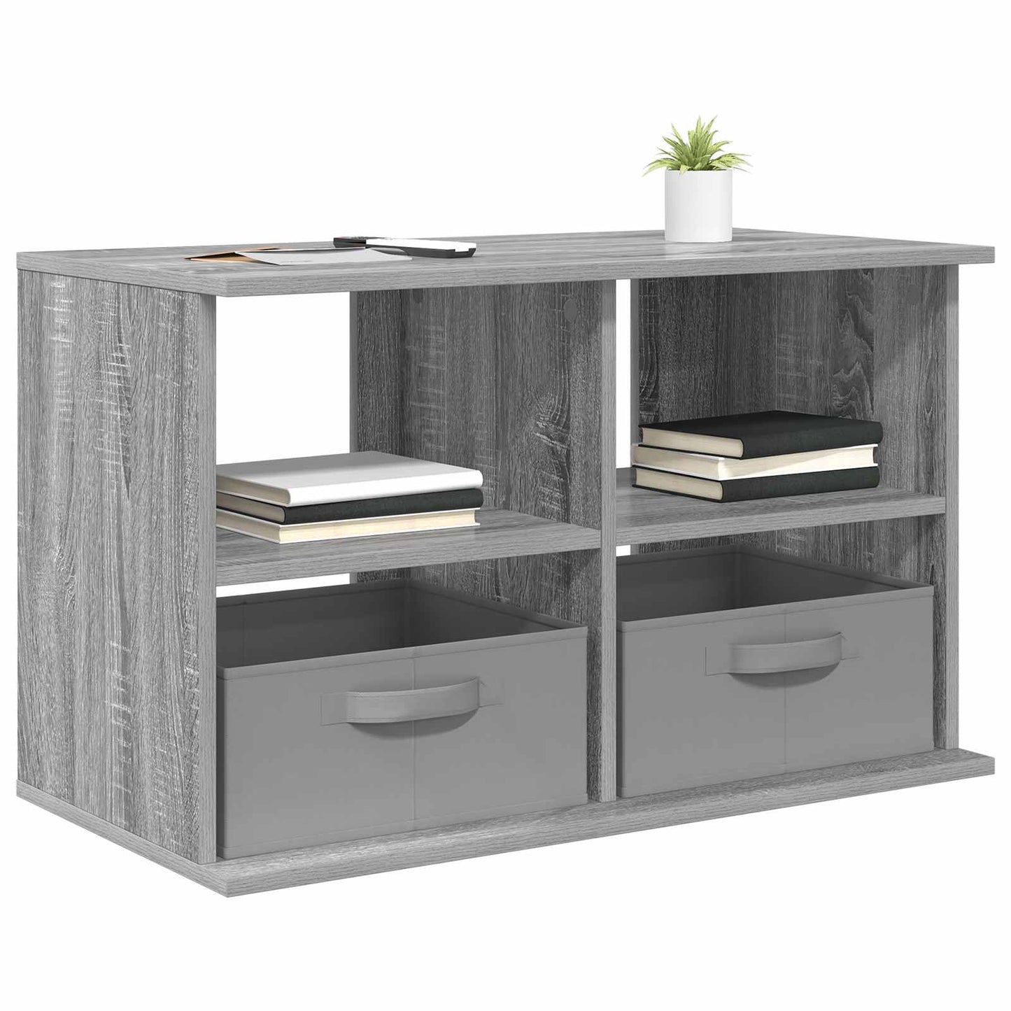 TV-standaard met lade Grijs Sonoma 79 x 40 x 48 cm is nu te koop bij PeponiXL, paradijselijk wonen!