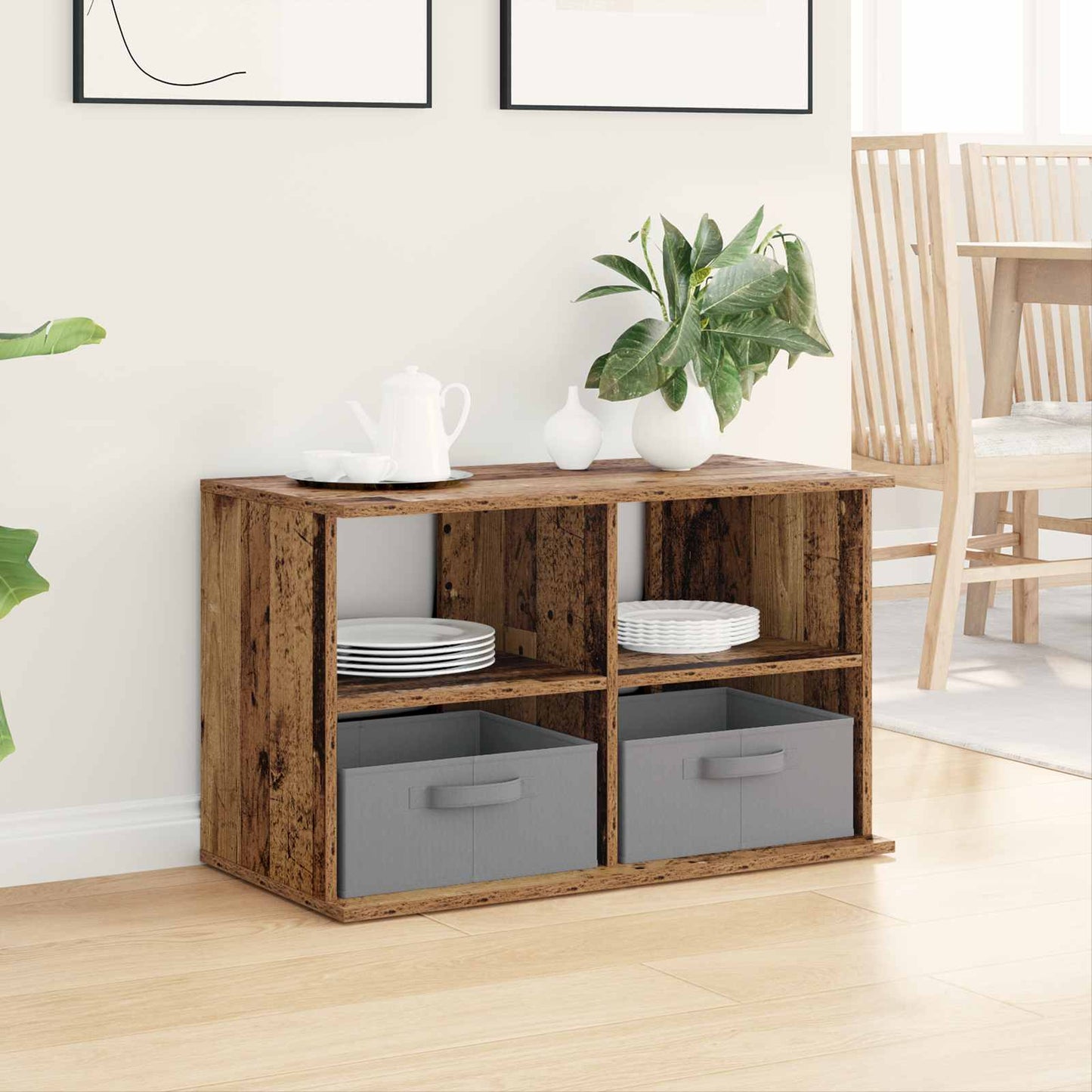 TV-standaard met lade Oudhout 79 x 40 x 48 cm is nu te koop bij PeponiXL, paradijselijk wonen!