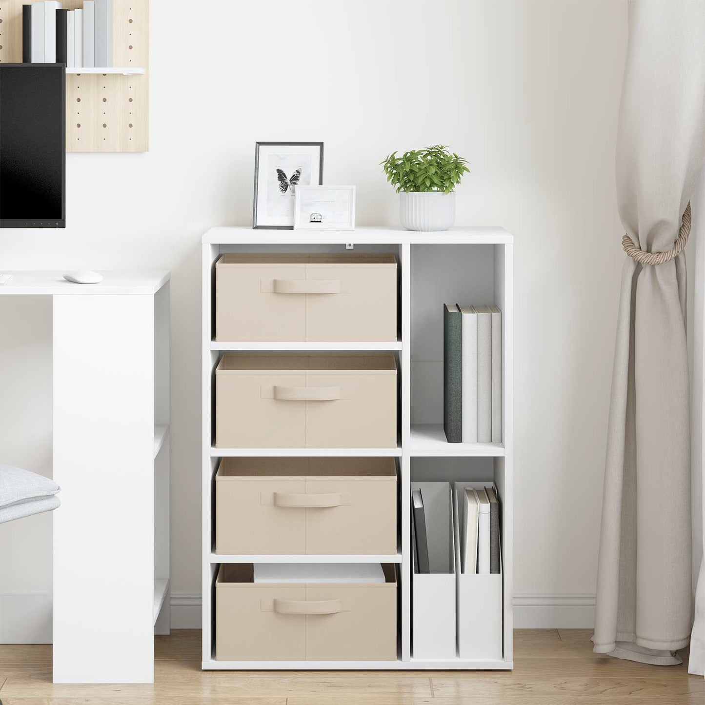 Dressoir met lade Wit 60 x 33,5 x 84 cm is nu te koop bij PeponiXL, paradijselijk wonen!