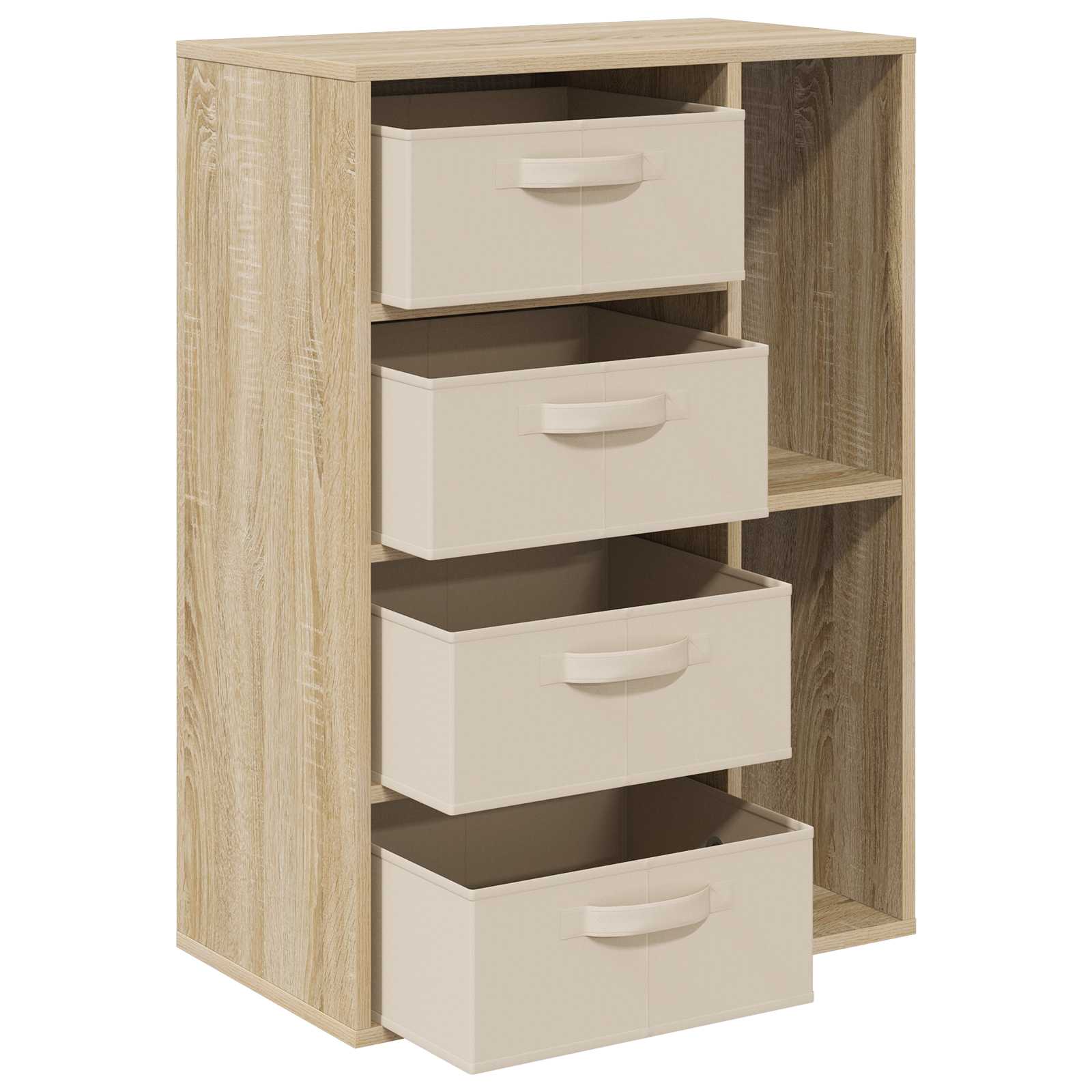 Dressoir met lade Sonoma Eiken 60 x 33,5 x 84 cm is nu te koop bij PeponiXL, paradijselijk wonen!