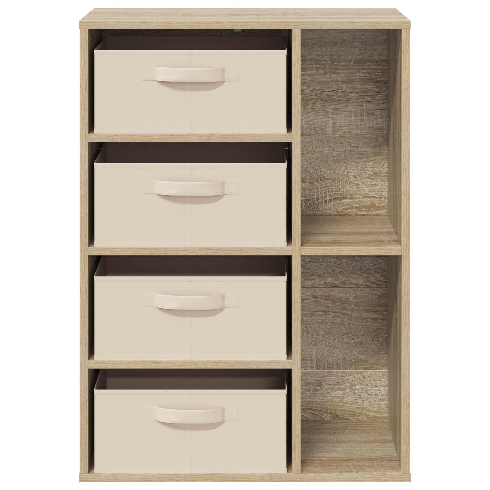 Dressoir met lade Sonoma Eiken 60 x 33,5 x 84 cm is nu te koop bij PeponiXL, paradijselijk wonen!