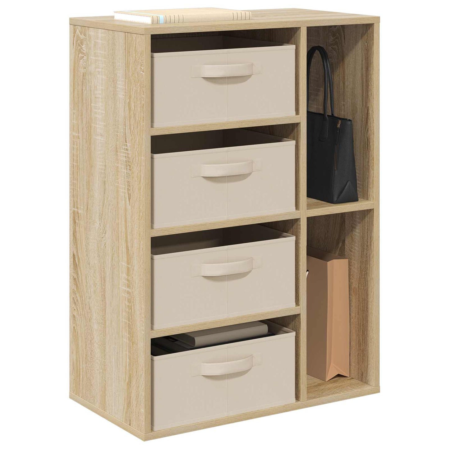Dressoir met lade Sonoma Eiken 60 x 33,5 x 84 cm is nu te koop bij PeponiXL, paradijselijk wonen!