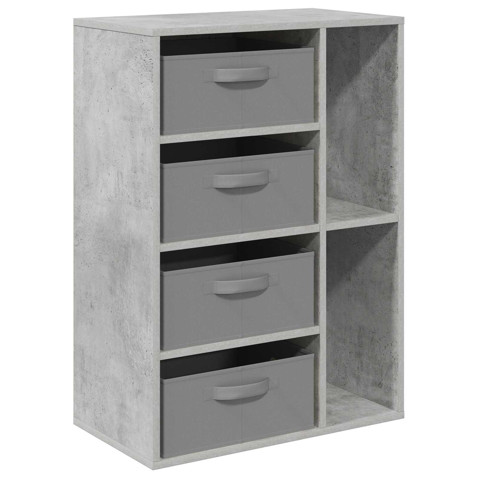 Dressoir met lade Beton Grijs 60 x 33,5 x 84 cm is nu te koop bij PeponiXL, paradijselijk wonen!