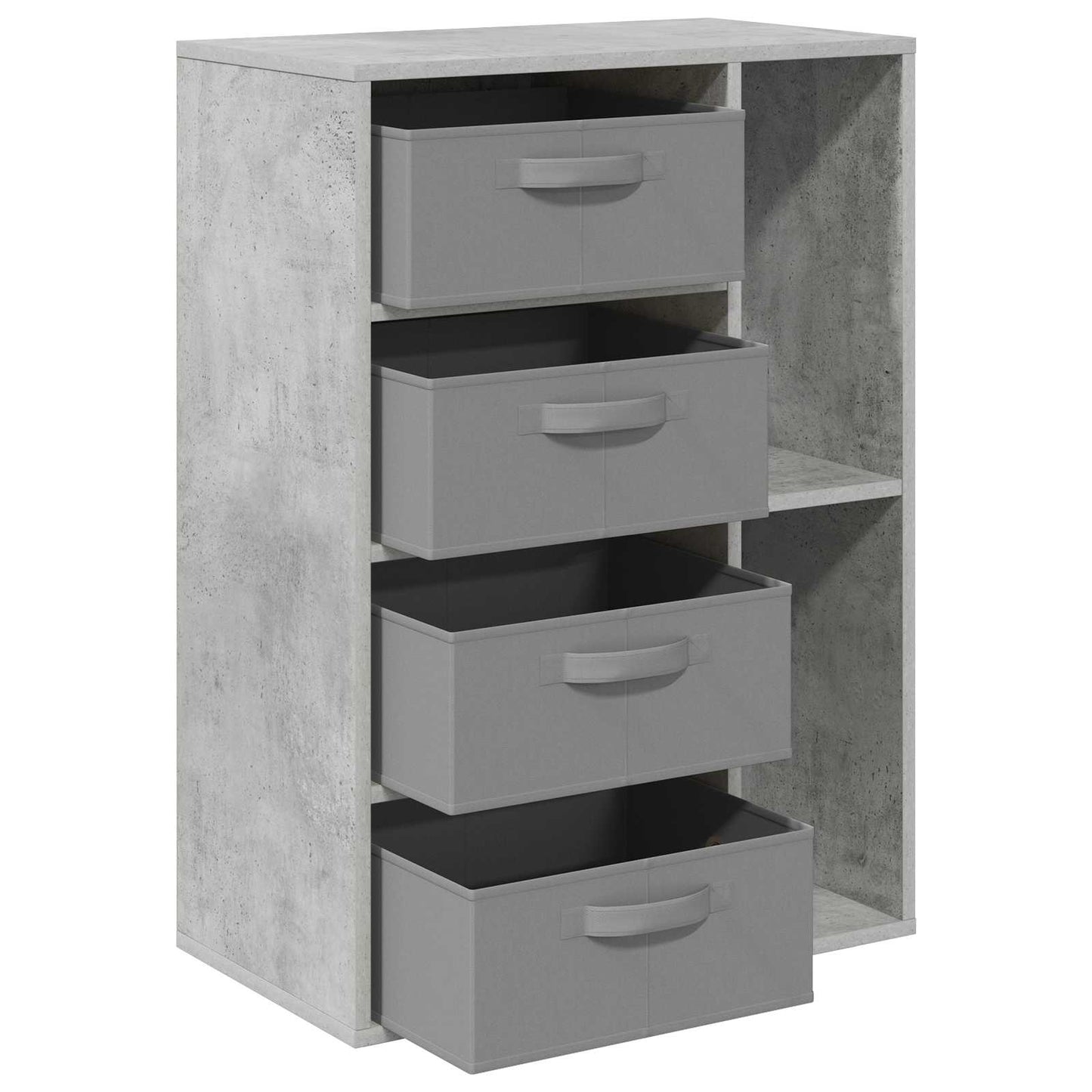 Dressoir met lade Beton Grijs 60 x 33,5 x 84 cm is nu te koop bij PeponiXL, paradijselijk wonen!