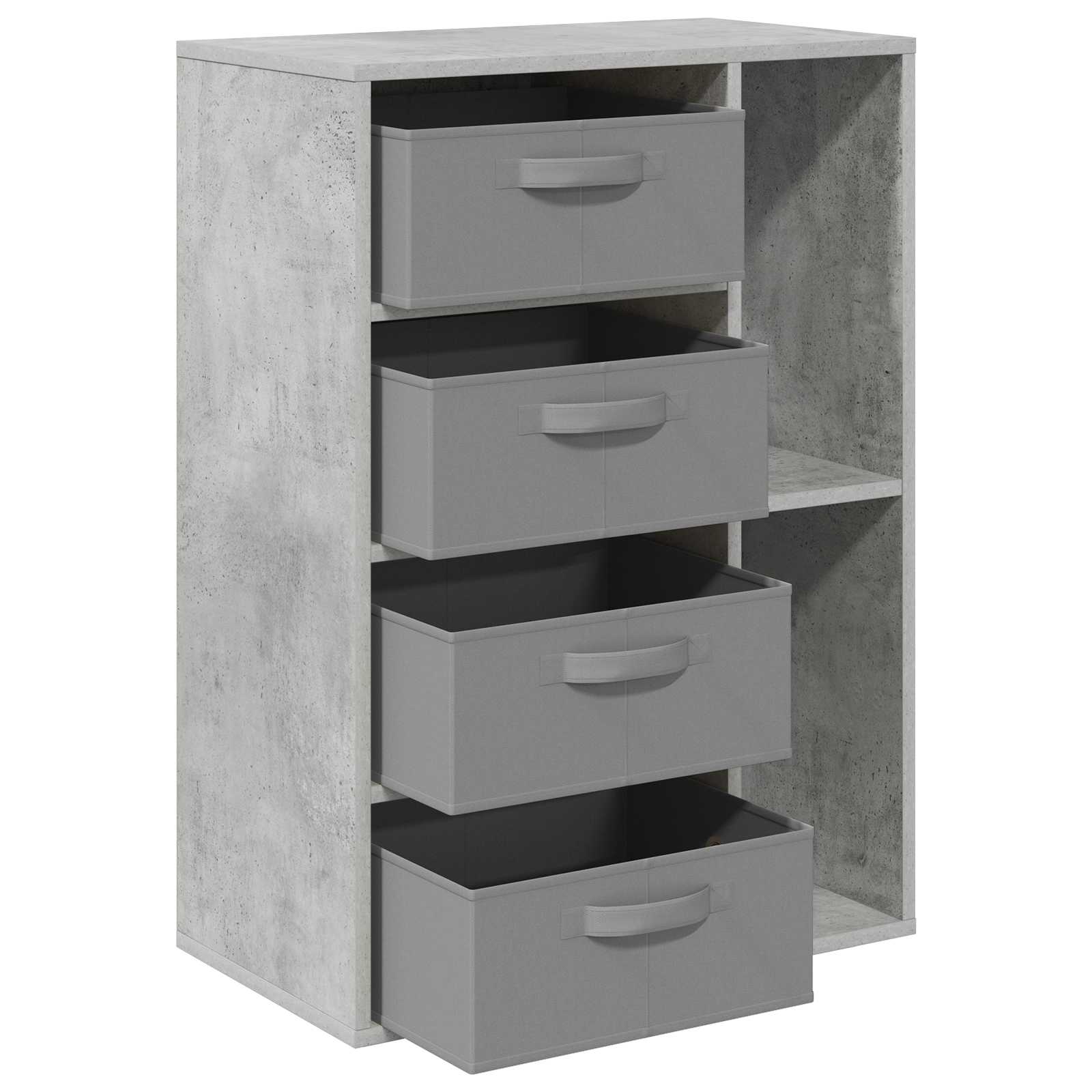 Dressoir met lade Beton Grijs 60 x 33,5 x 84 cm is nu te koop bij PeponiXL, paradijselijk wonen!
