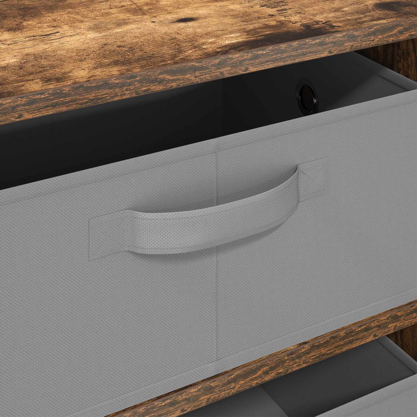Dressoir met lade Gerookt eiken 60 x 33,5 x 84 cm is nu te koop bij PeponiXL, paradijselijk wonen!
