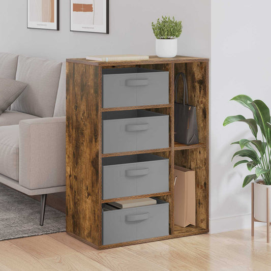 Dressoir met lade Gerookt eiken 60 x 33,5 x 84 cm is nu te koop bij PeponiXL, paradijselijk wonen!