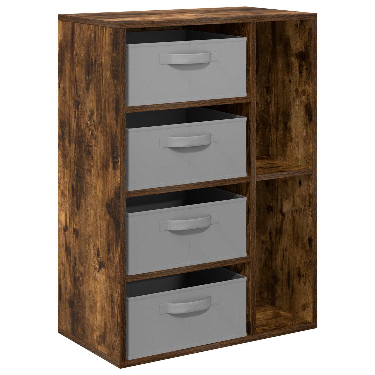 Dressoir met lade Gerookt eiken 60 x 33,5 x 84 cm is nu te koop bij PeponiXL, paradijselijk wonen!