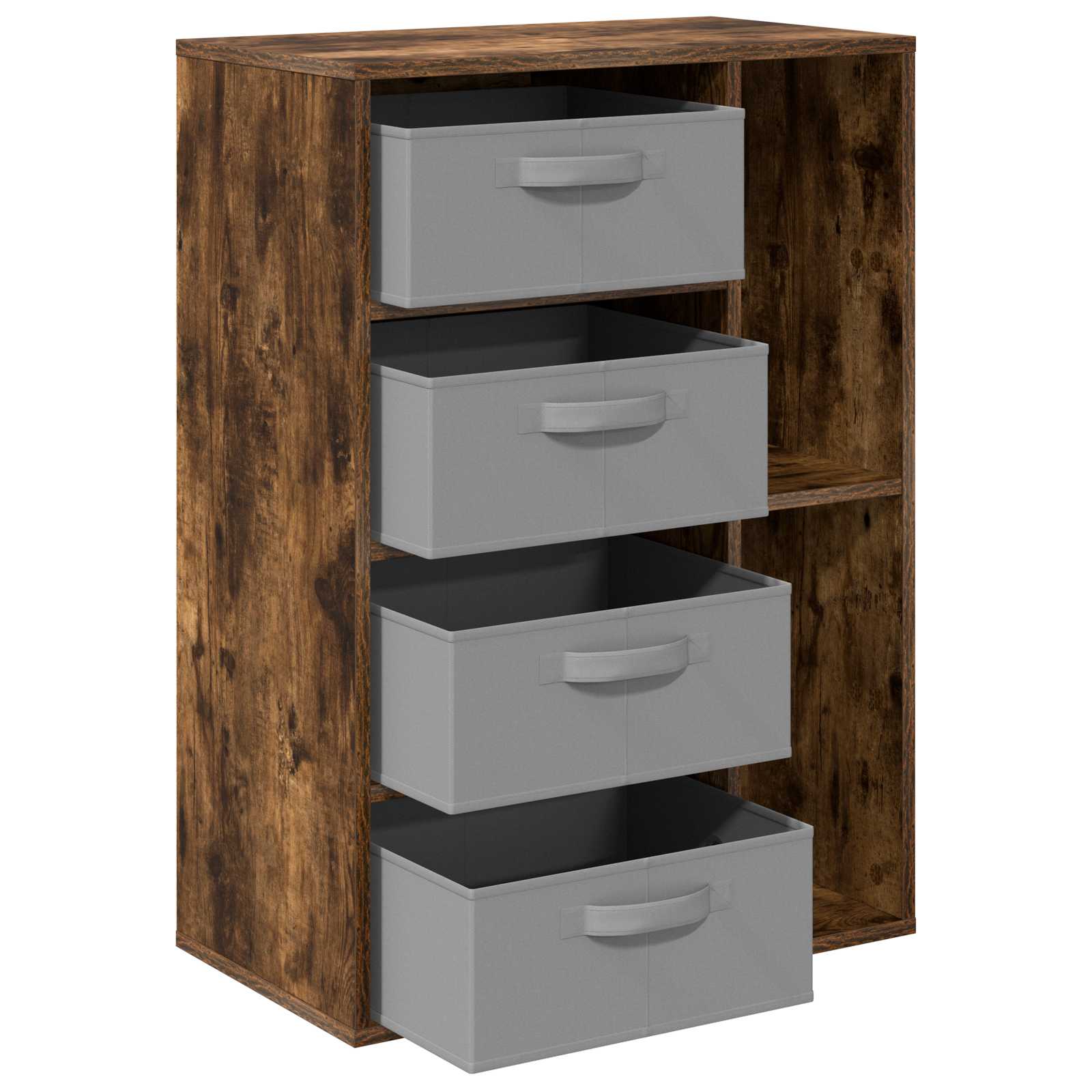 Dressoir met lade Gerookt eiken 60 x 33,5 x 84 cm is nu te koop bij PeponiXL, paradijselijk wonen!