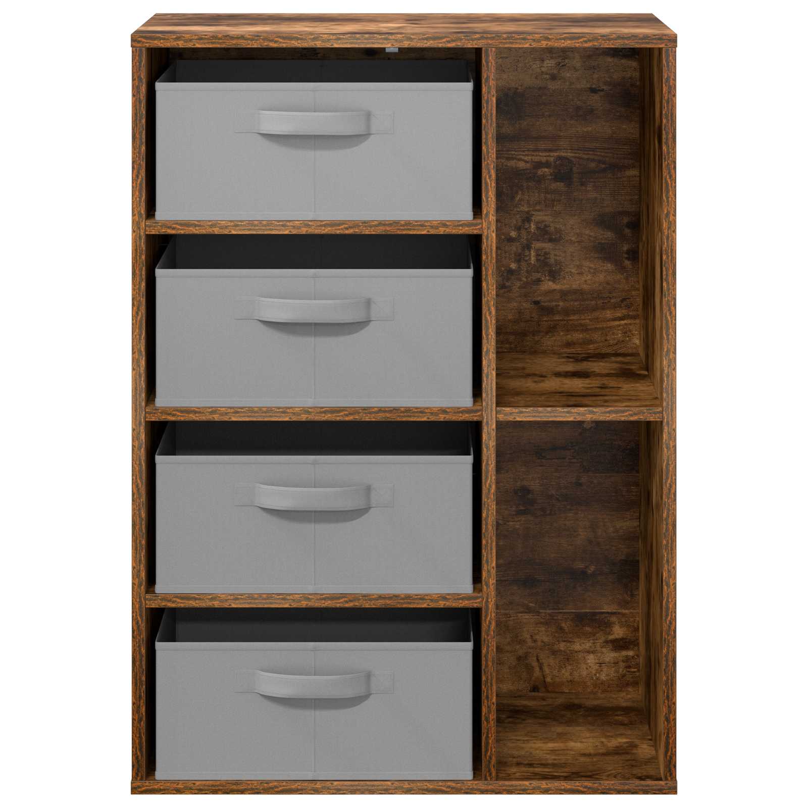 Dressoir met lade Gerookt eiken 60 x 33,5 x 84 cm is nu te koop bij PeponiXL, paradijselijk wonen!