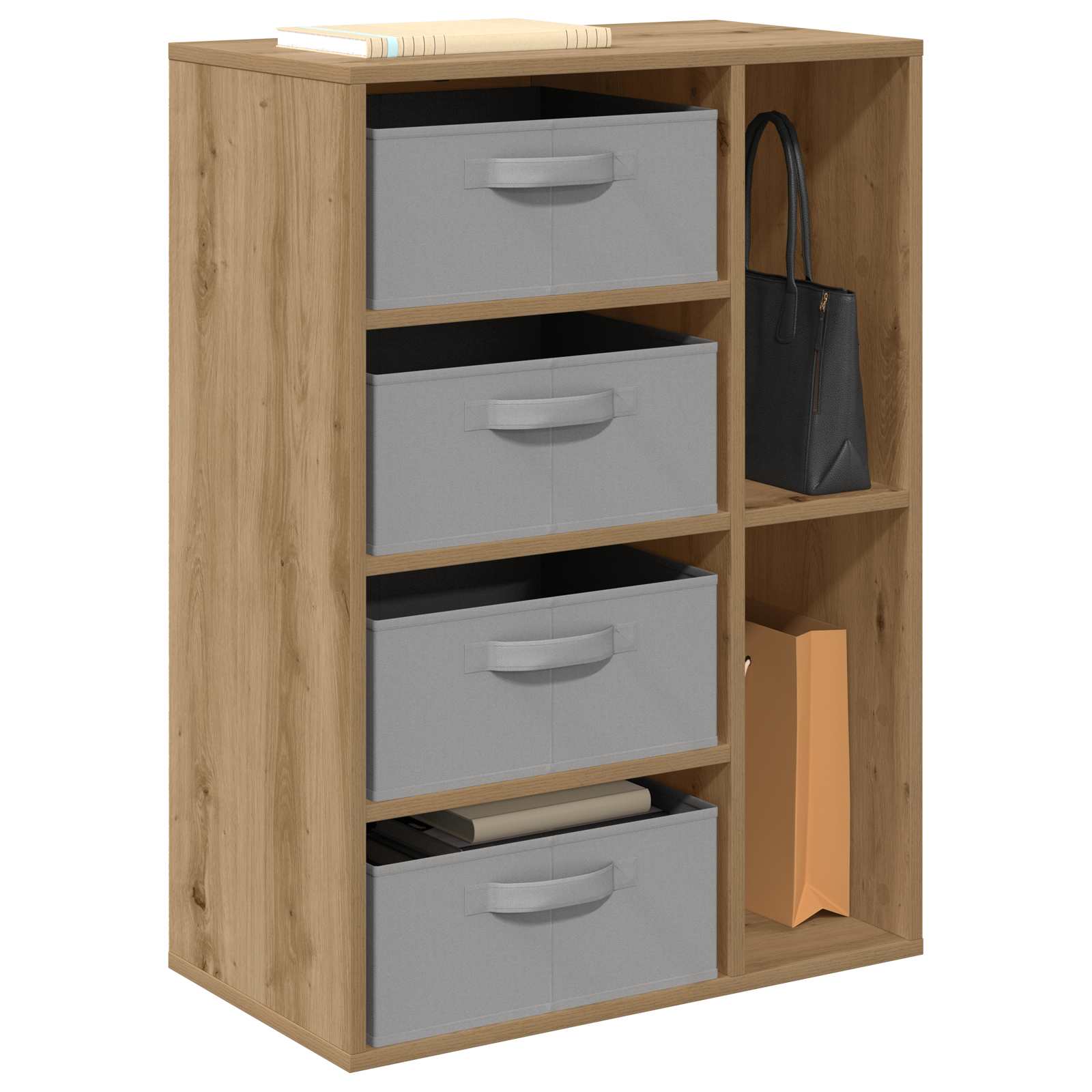 Dressoir met lade Artisan Eiken 60 x 33,5 x 84 cm is nu te koop bij PeponiXL, paradijselijk wonen!