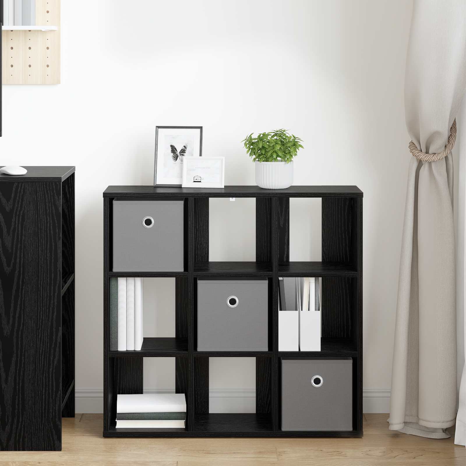 Dressoir met lade Zwart Eiken 73,5 x 24 x 69,5 cm is nu te koop bij PeponiXL, paradijselijk wonen!