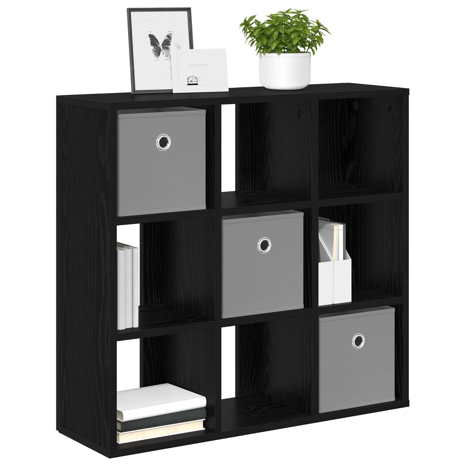 Dressoir met lade Zwart Eiken 73,5 x 24 x 69,5 cm is nu te koop bij PeponiXL, paradijselijk wonen!