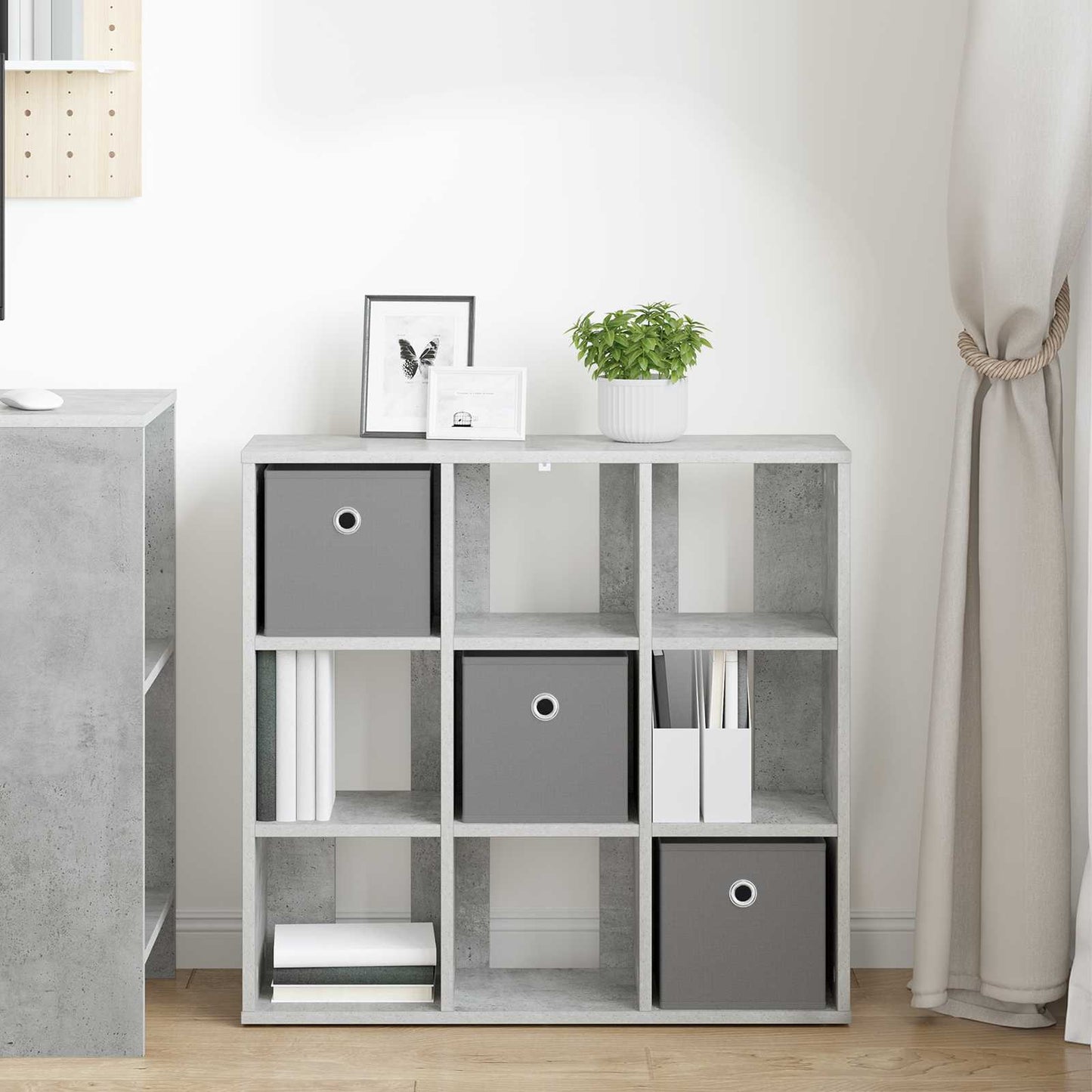 Dressoir met lade Beton Grijs 73,5 x 24 x 69,5 cm is nu te koop bij PeponiXL, paradijselijk wonen!