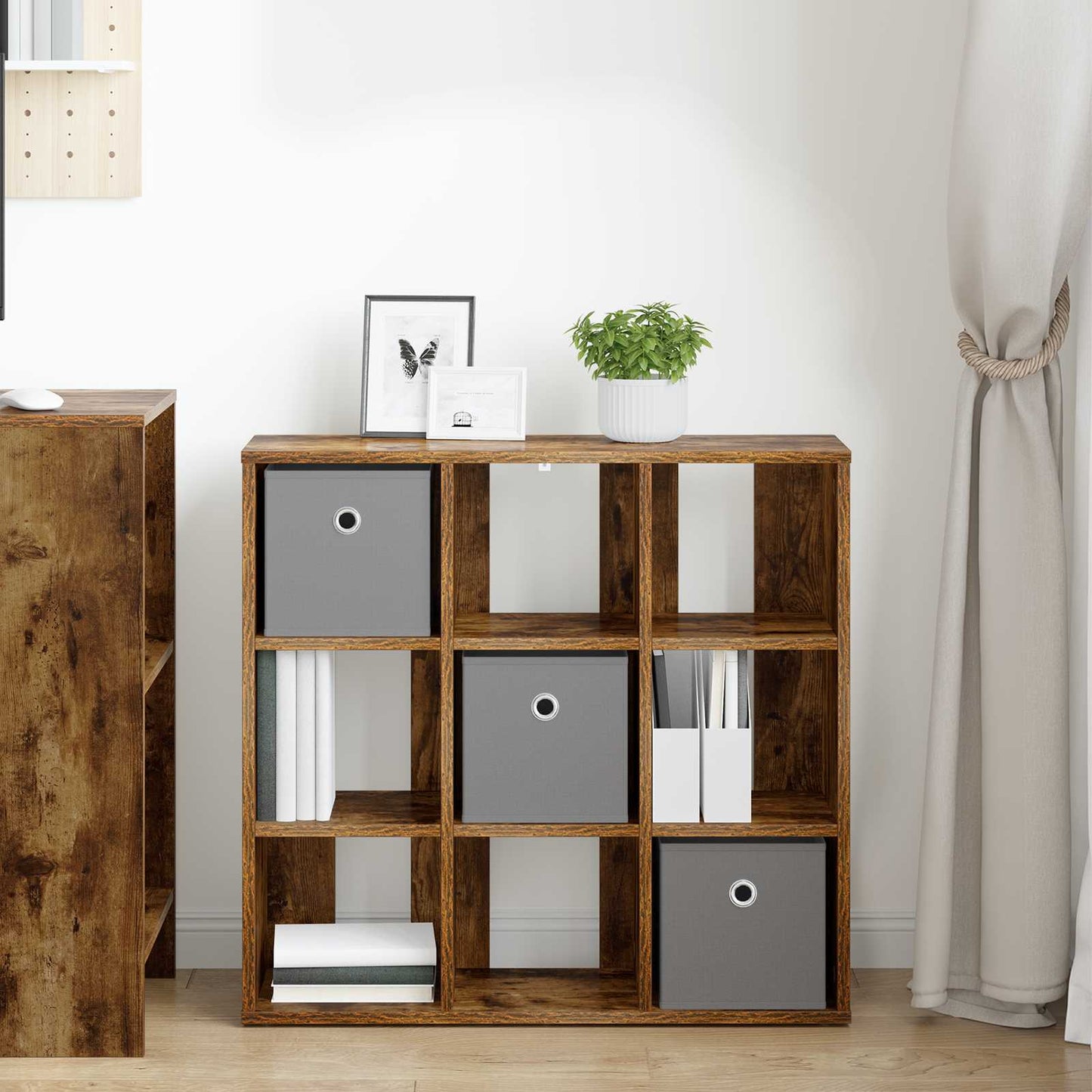 Dressoir met lade Gerookt eiken 73,5 x 24 x 69,5 cm is nu te koop bij PeponiXL, paradijselijk wonen!