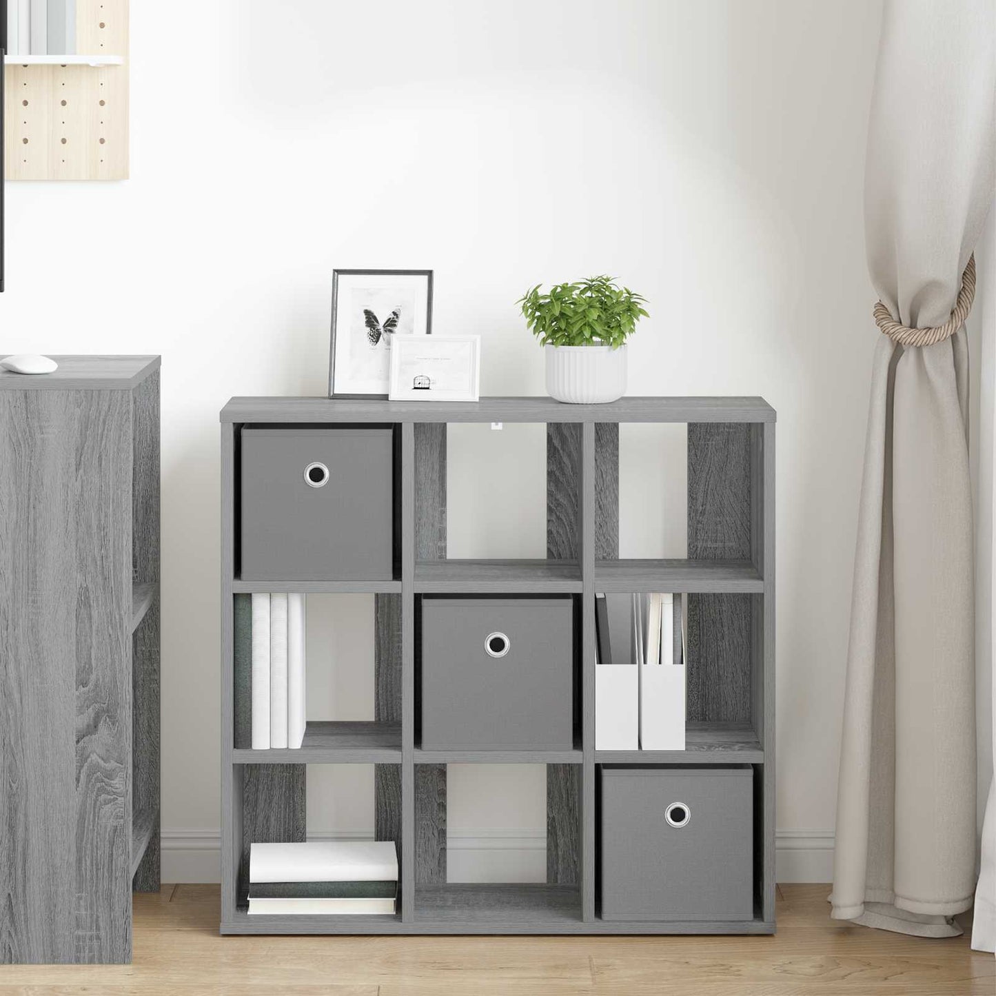 Dressoir met lade Grijs Sonoma 73,5 x 24 x 69,5 cm is nu te koop bij PeponiXL, paradijselijk wonen!