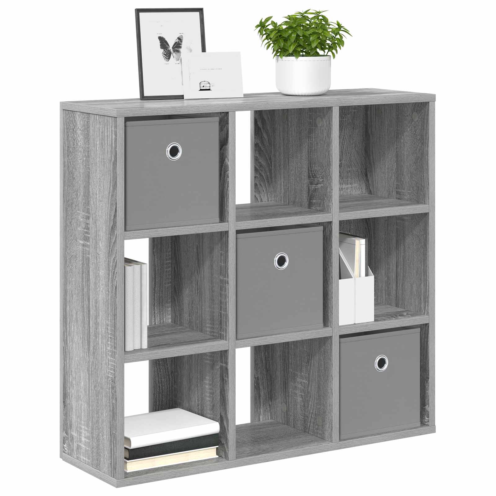 Dressoir met lade Grijs Sonoma 73,5 x 24 x 69,5 cm is nu te koop bij PeponiXL, paradijselijk wonen!
