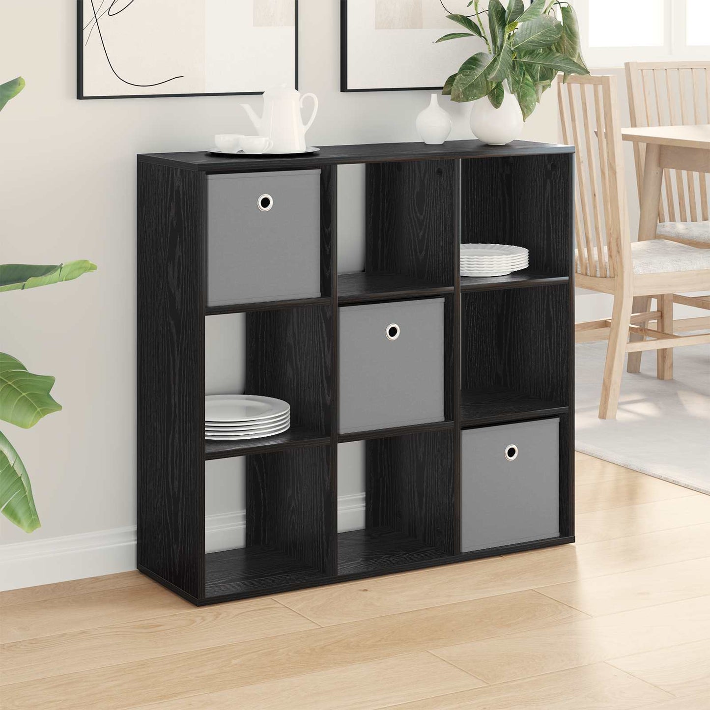 Dressoir met lade Zwart Eiken 88,5 x 29 x 84,5 cm is nu te koop bij PeponiXL, paradijselijk wonen!