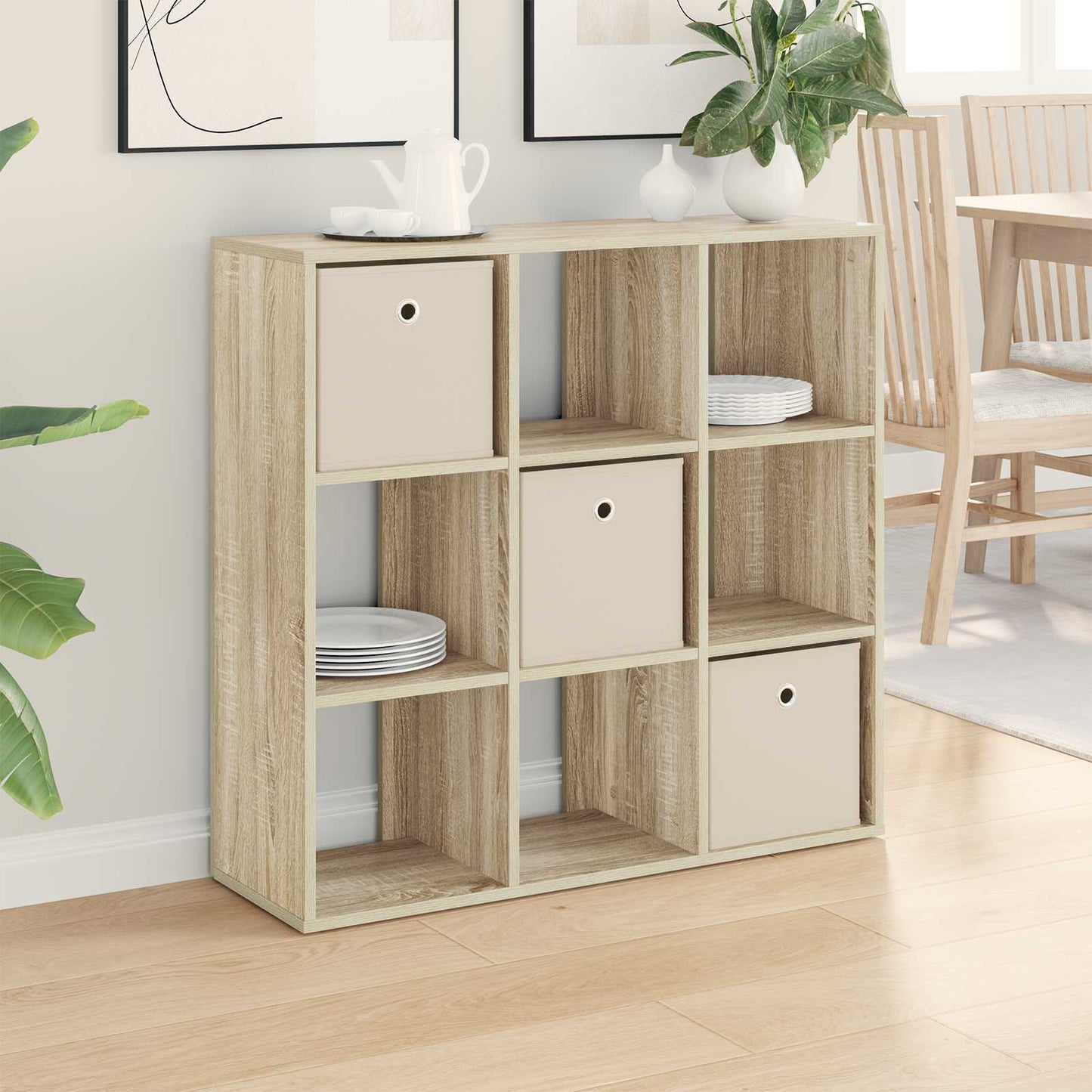 Dressoir met lade Sonoma Eiken 88,5 x 29 x 84,5 cm is nu te koop bij PeponiXL, paradijselijk wonen!