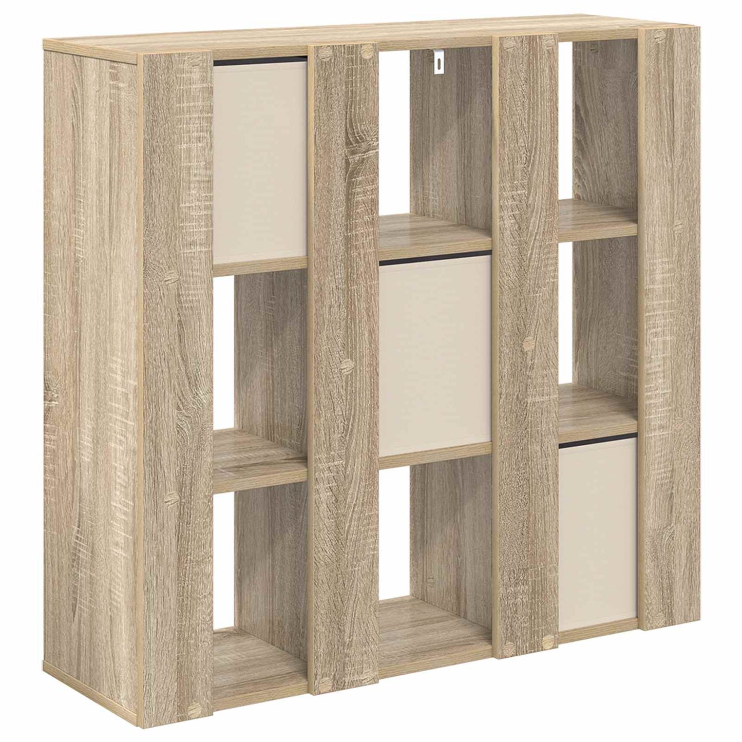 Dressoir met lade Sonoma Eiken 88,5 x 29 x 84,5 cm is nu te koop bij PeponiXL, paradijselijk wonen!