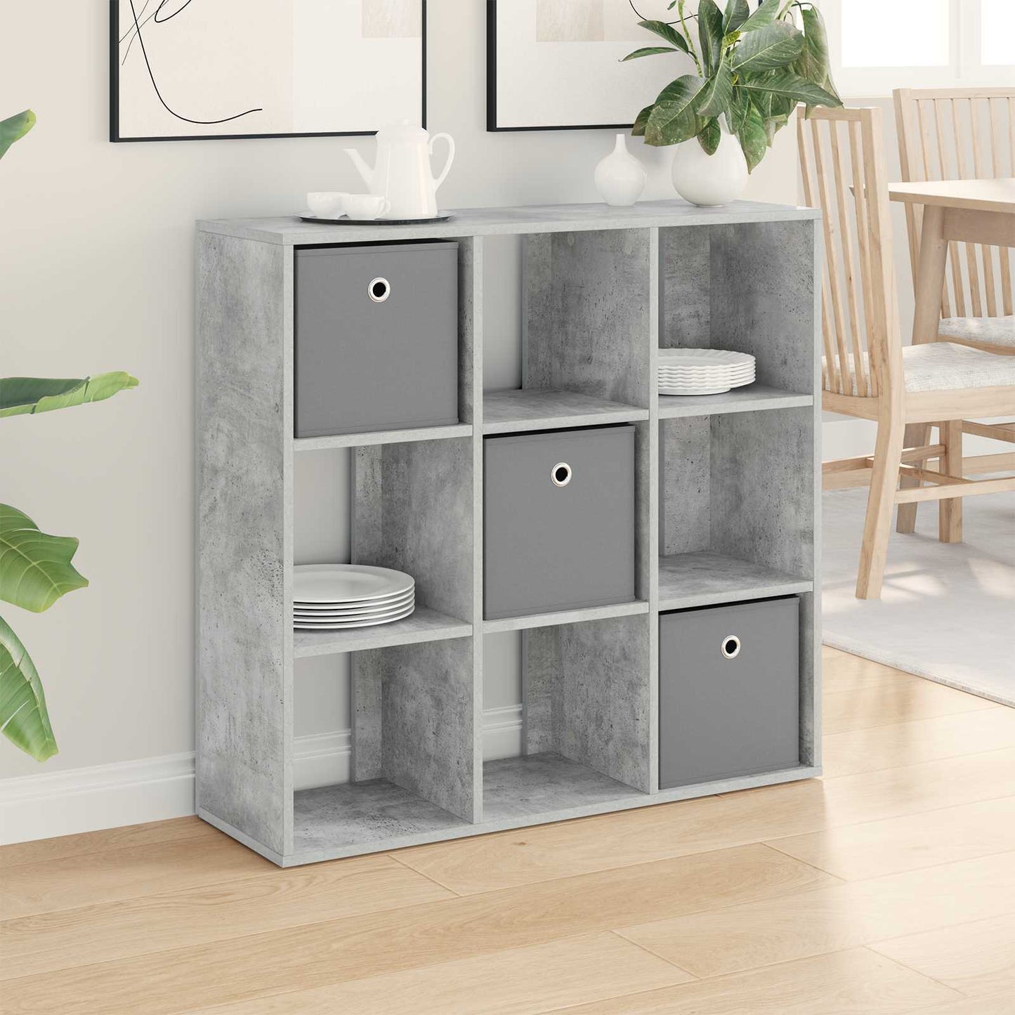 Dressoir met lade Beton Grijs 88,5 x 29 x 84,5 cm is nu te koop bij PeponiXL, paradijselijk wonen!