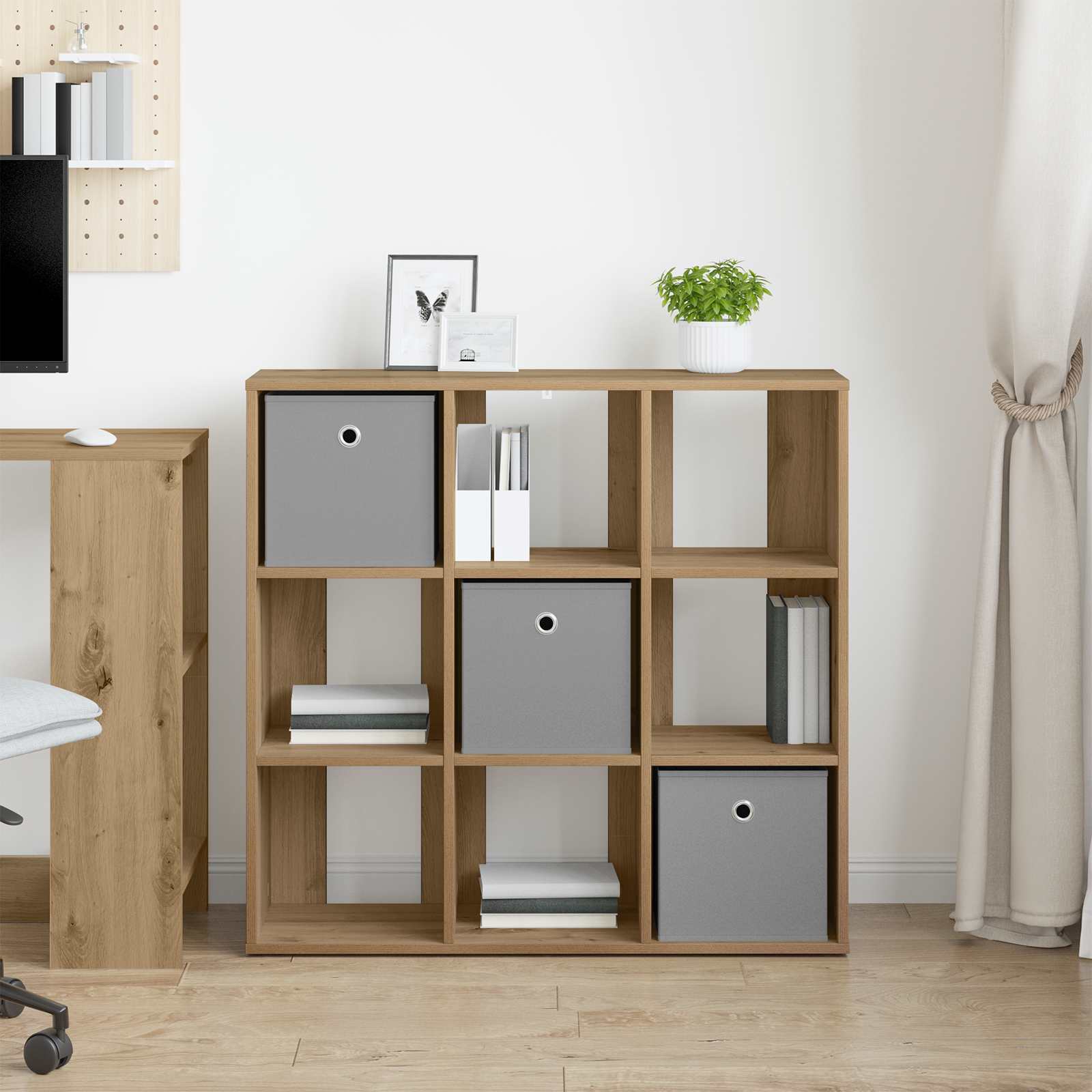 Dressoir met lade Artisan Eiken 88,5 x 29 x 84,5 cm is nu te koop bij PeponiXL, paradijselijk wonen!