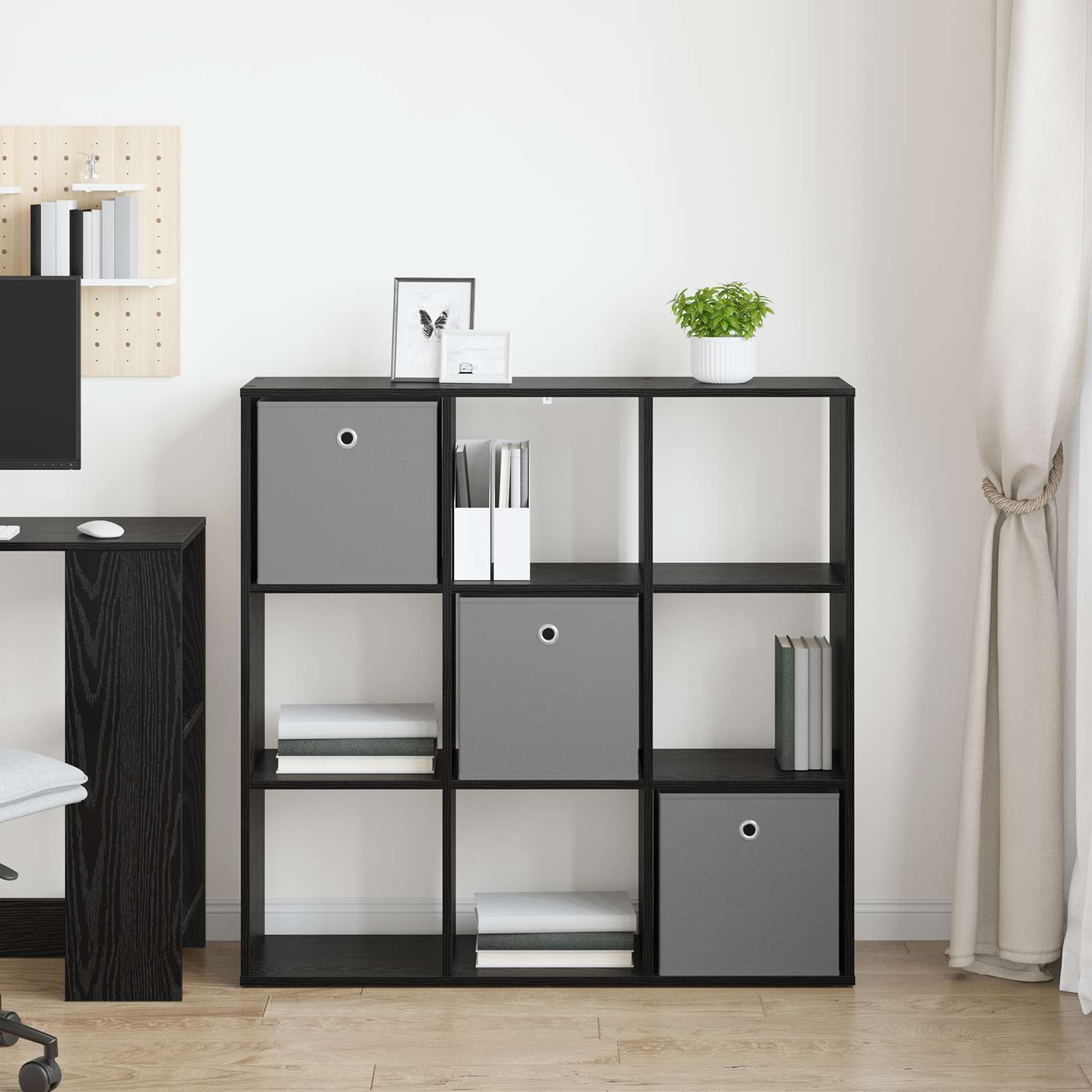Dressoir met lade Zwart Eiken 102 x 31 x 99,5 cm is nu te koop bij PeponiXL, paradijselijk wonen!