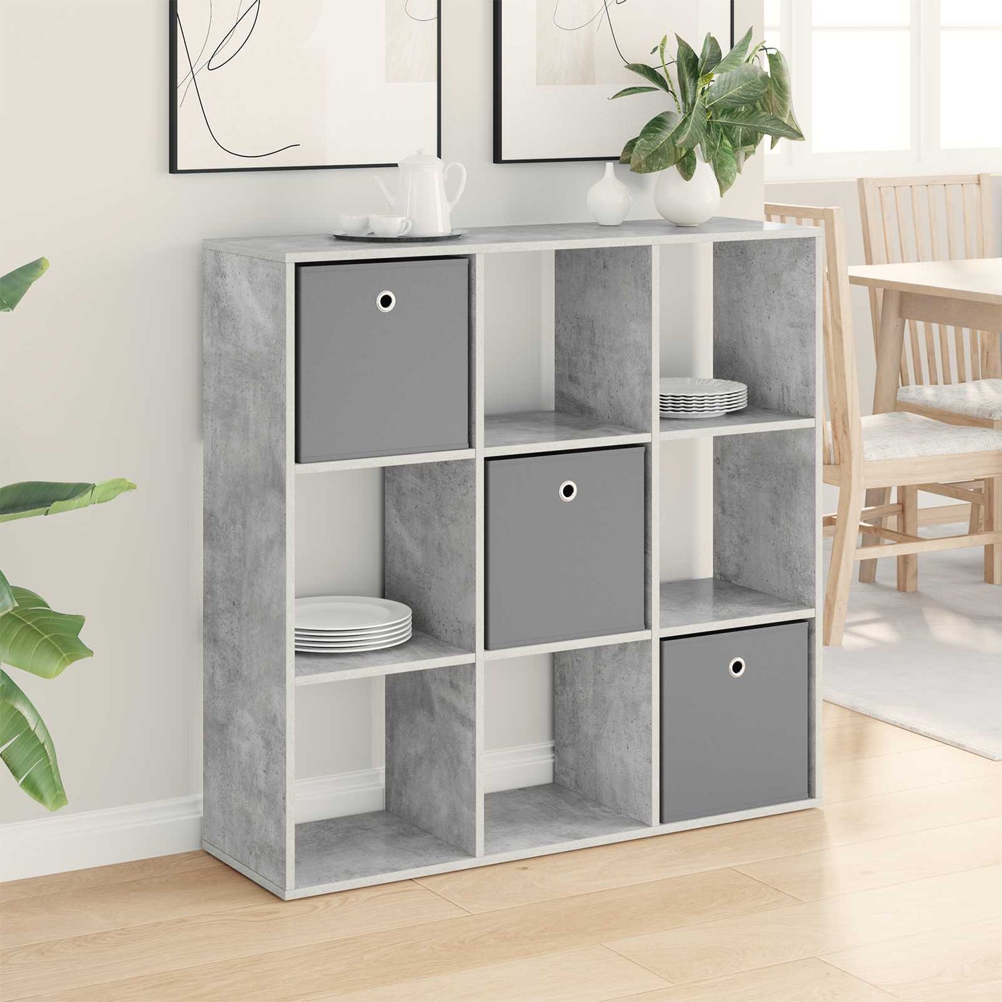 Dressoir met lade Beton Grijs 102 x 31 x 99,5 cm is nu te koop bij PeponiXL, paradijselijk wonen!