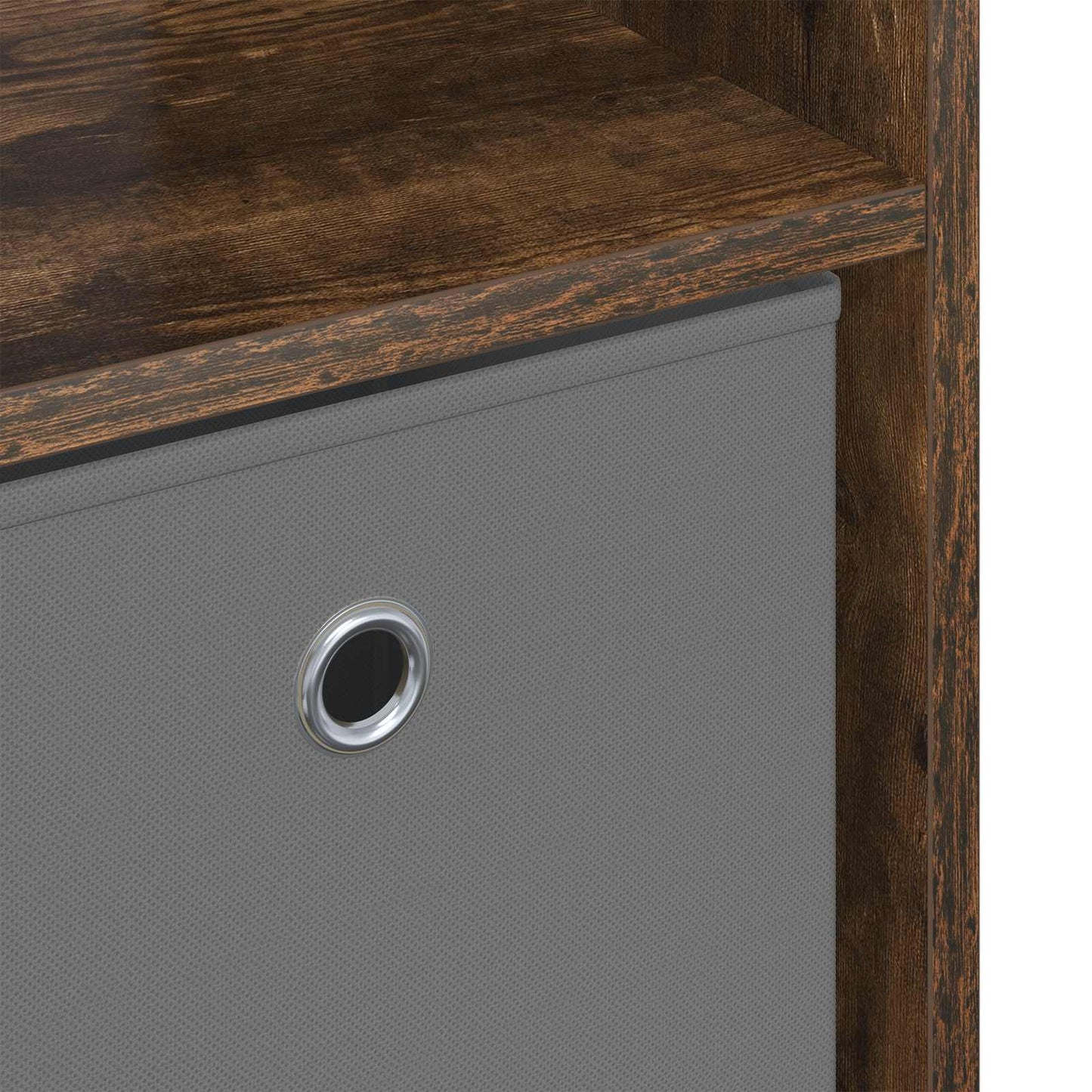 Dressoir met lade Gerookt eiken 102 x 31 x 99,5 cm is nu te koop bij PeponiXL, paradijselijk wonen!
