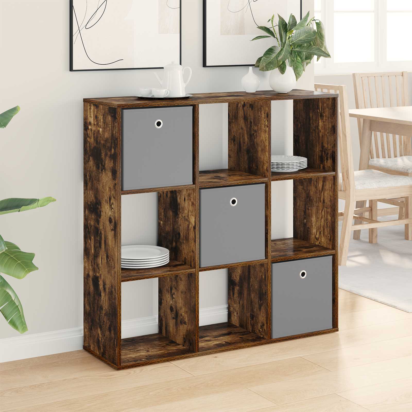 Dressoir met lade Gerookt eiken 102 x 31 x 99,5 cm is nu te koop bij PeponiXL, paradijselijk wonen!