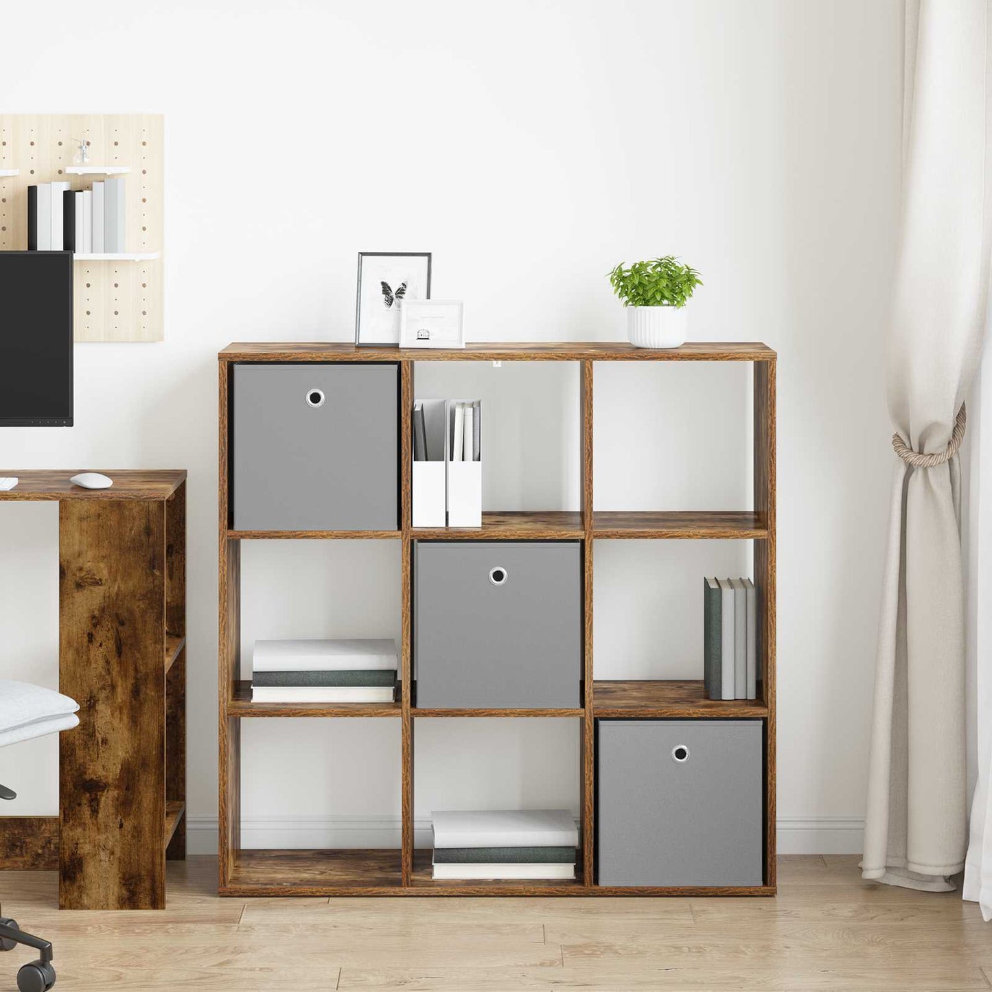 Dressoir met lade Gerookt eiken 102 x 31 x 99,5 cm is nu te koop bij PeponiXL, paradijselijk wonen!