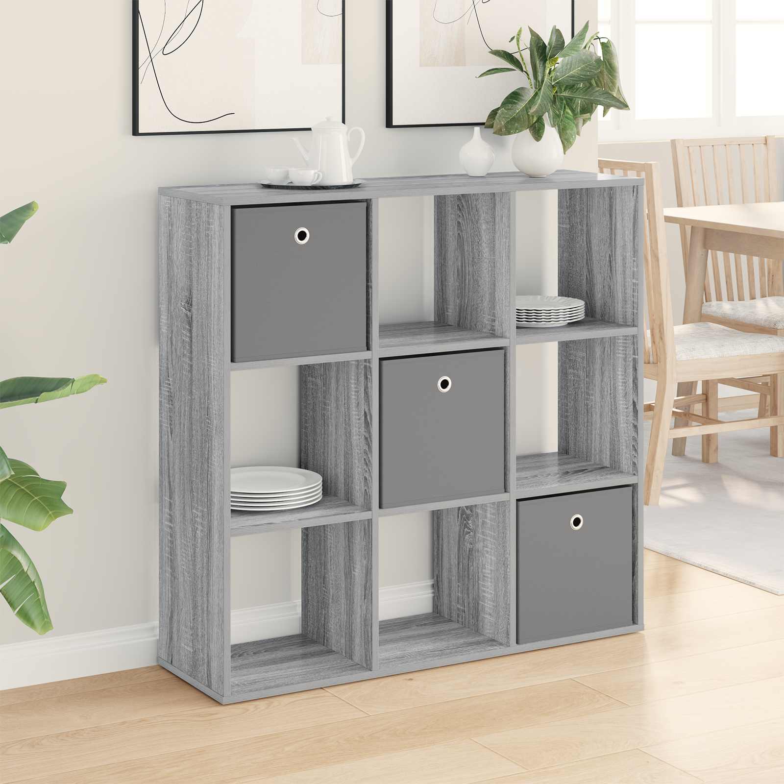 Dressoir met lade Grijs Sonoma 102 x 31 x 99,5 cm is nu te koop bij PeponiXL, paradijselijk wonen!