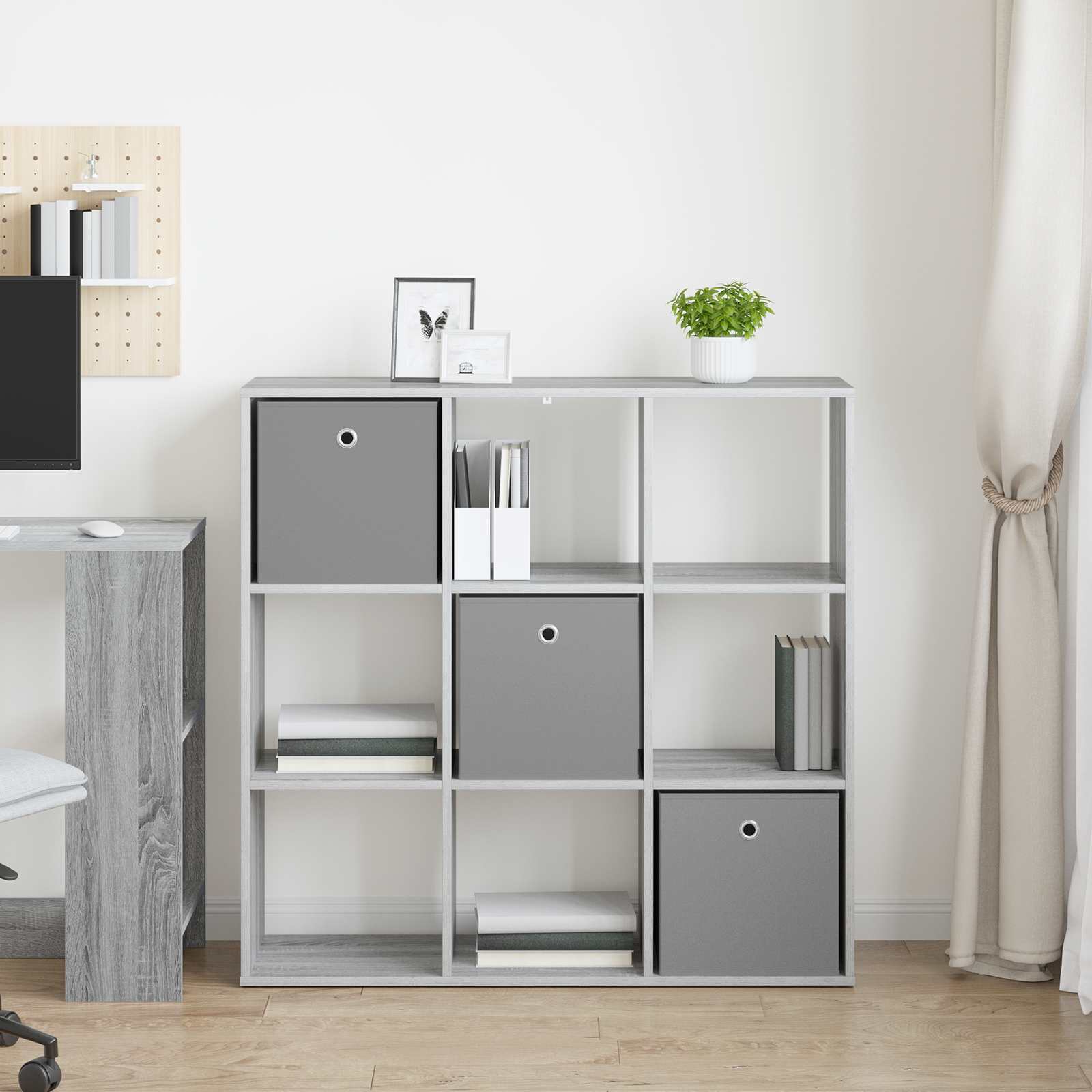 Dressoir met lade Grijs Sonoma 102 x 31 x 99,5 cm is nu te koop bij PeponiXL, paradijselijk wonen!