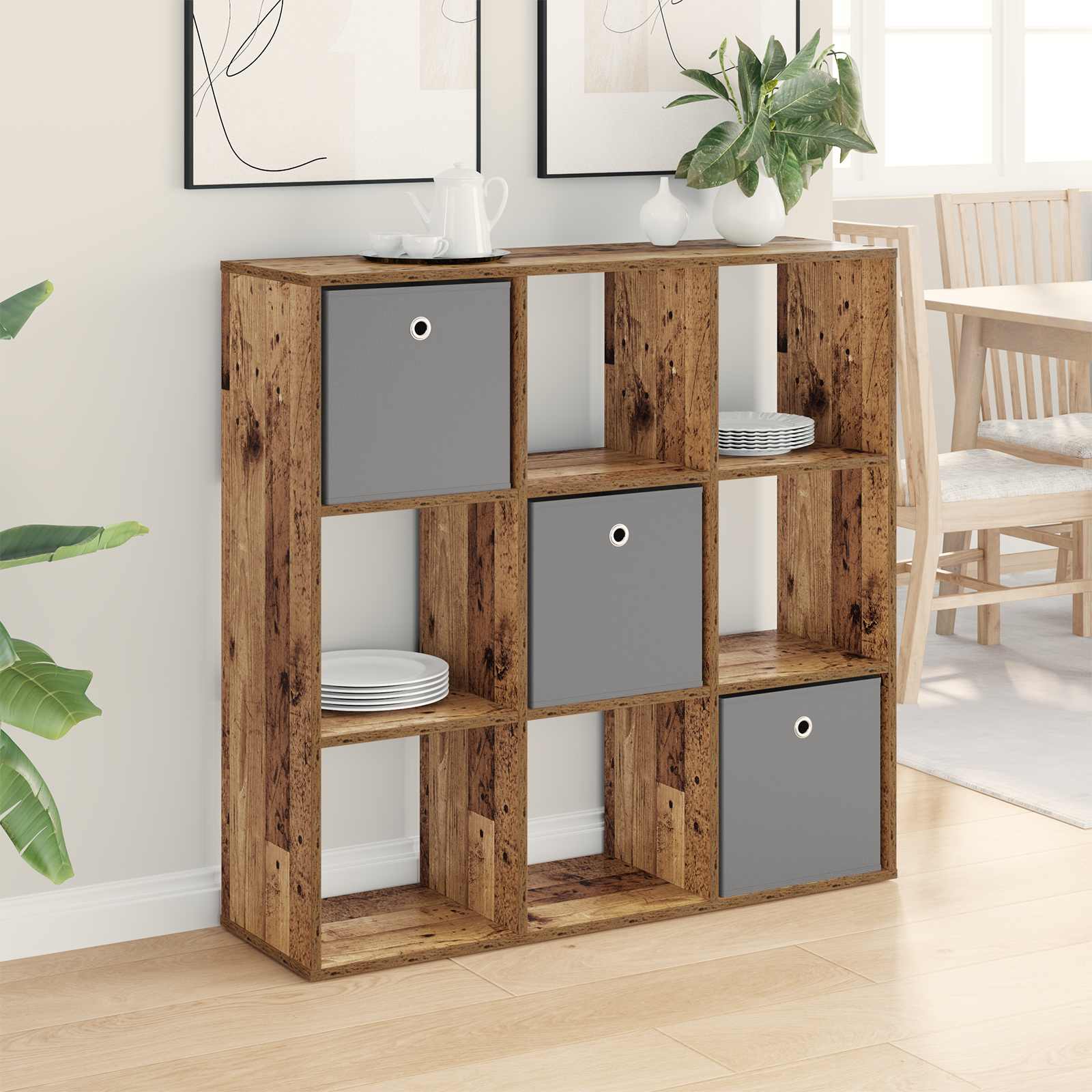 Dressoir met lade Oudhout 102 x 31 x 99,5 cm is nu te koop bij PeponiXL, paradijselijk wonen!