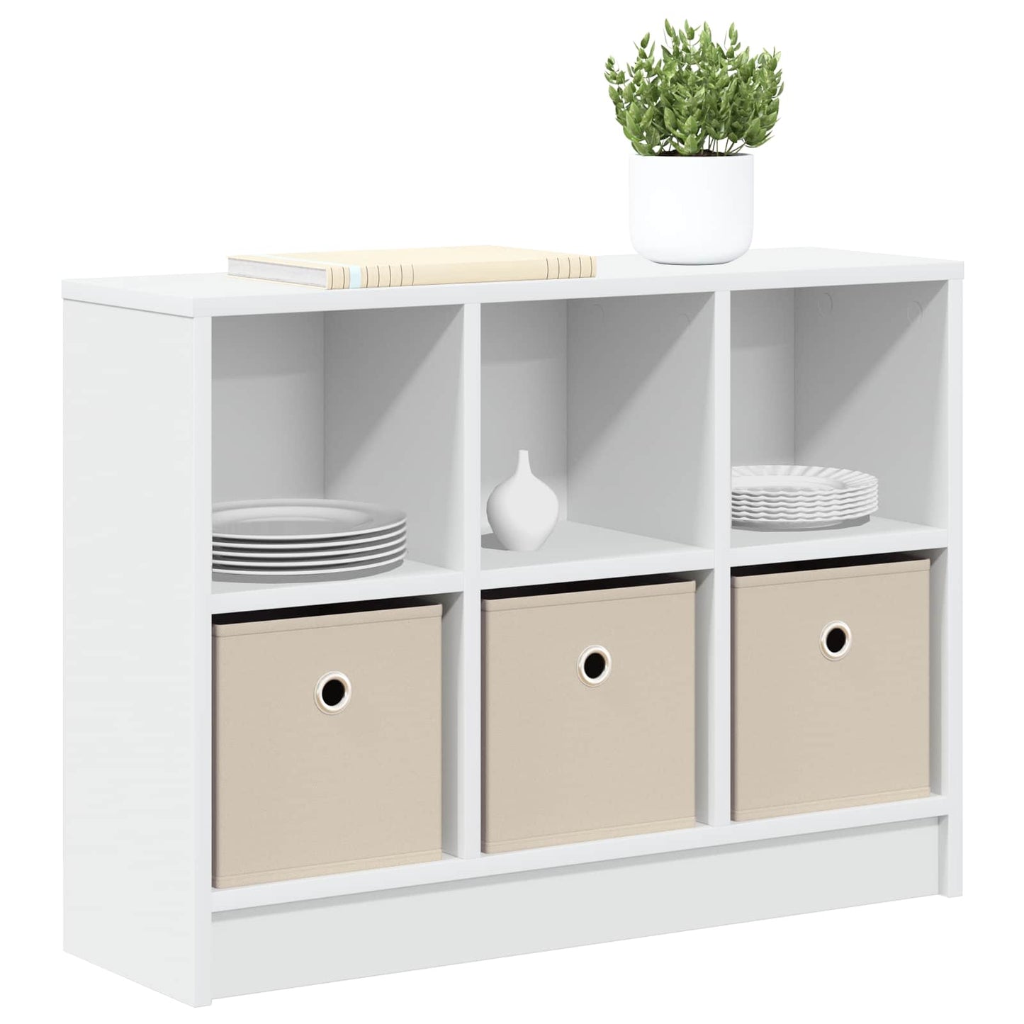 Dressoir met lade Wit 73,5 x 22,5 x 53,5 cm is nu te koop bij PeponiXL, paradijselijk wonen!