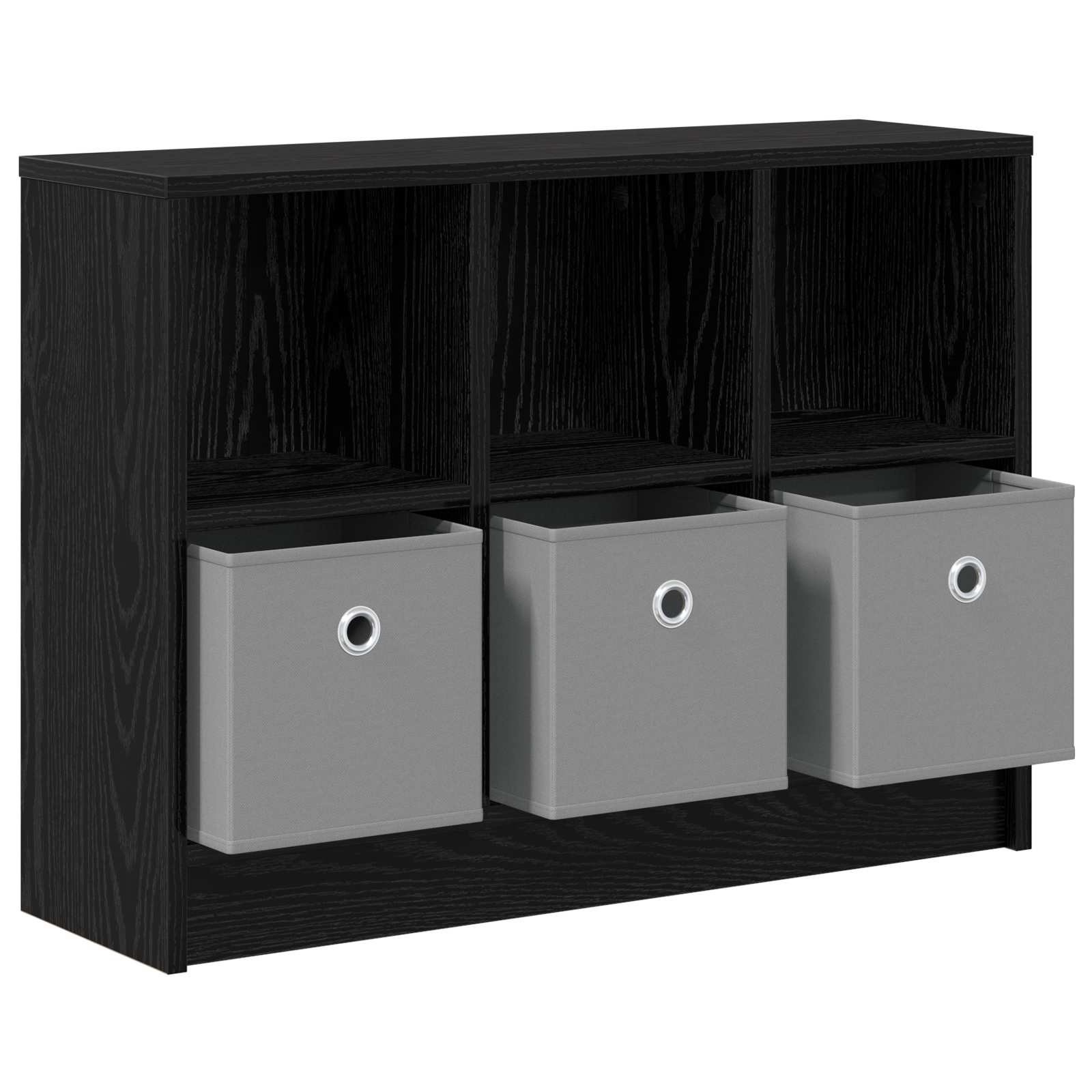 Dressoir met lade Zwart Eiken 73,5 x 22,5 x 53,5 cm is nu te koop bij PeponiXL, paradijselijk wonen!