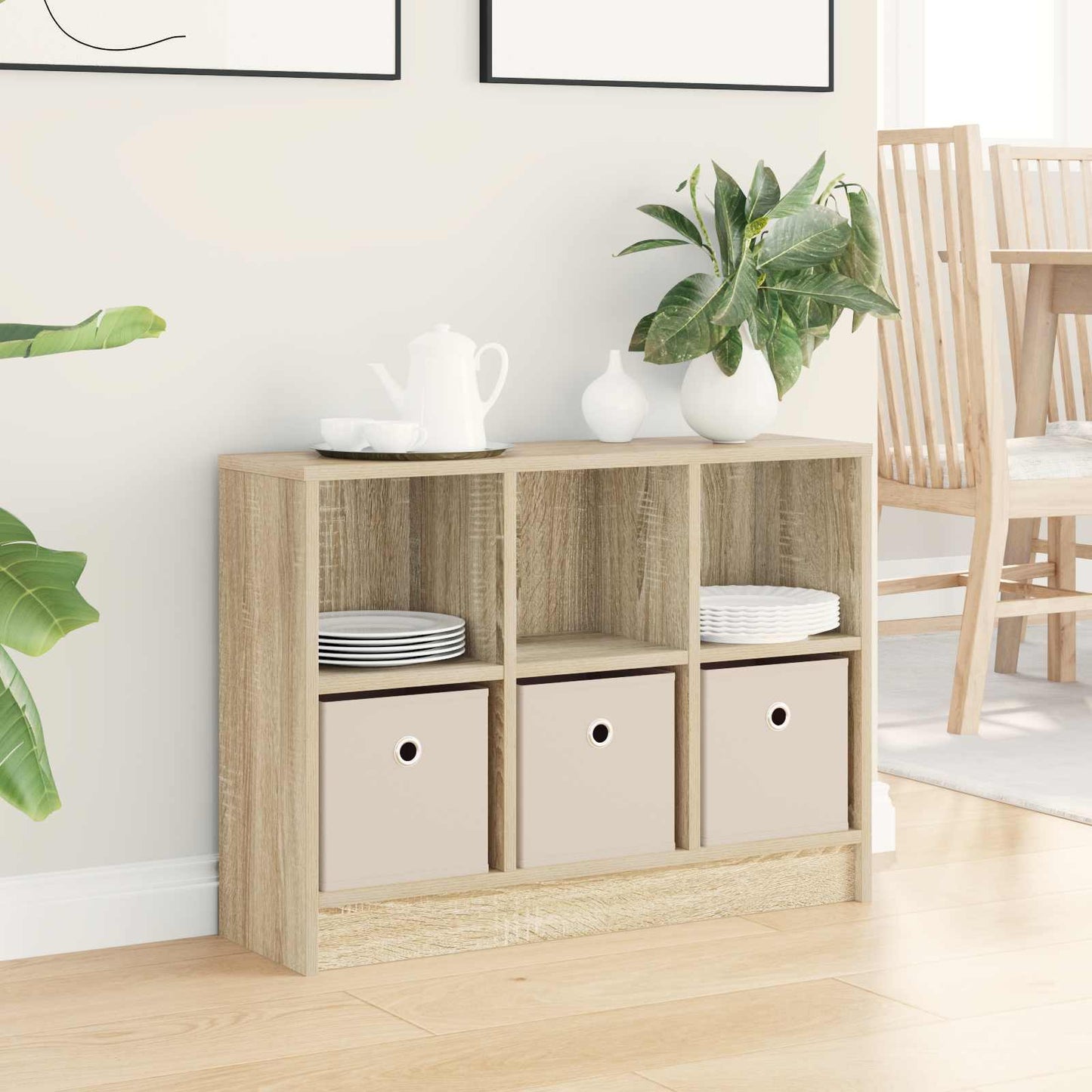 Dressoir met lade Sonoma Eiken 73,5 x 22,5 x 53,5 cm is nu te koop bij PeponiXL, paradijselijk wonen!