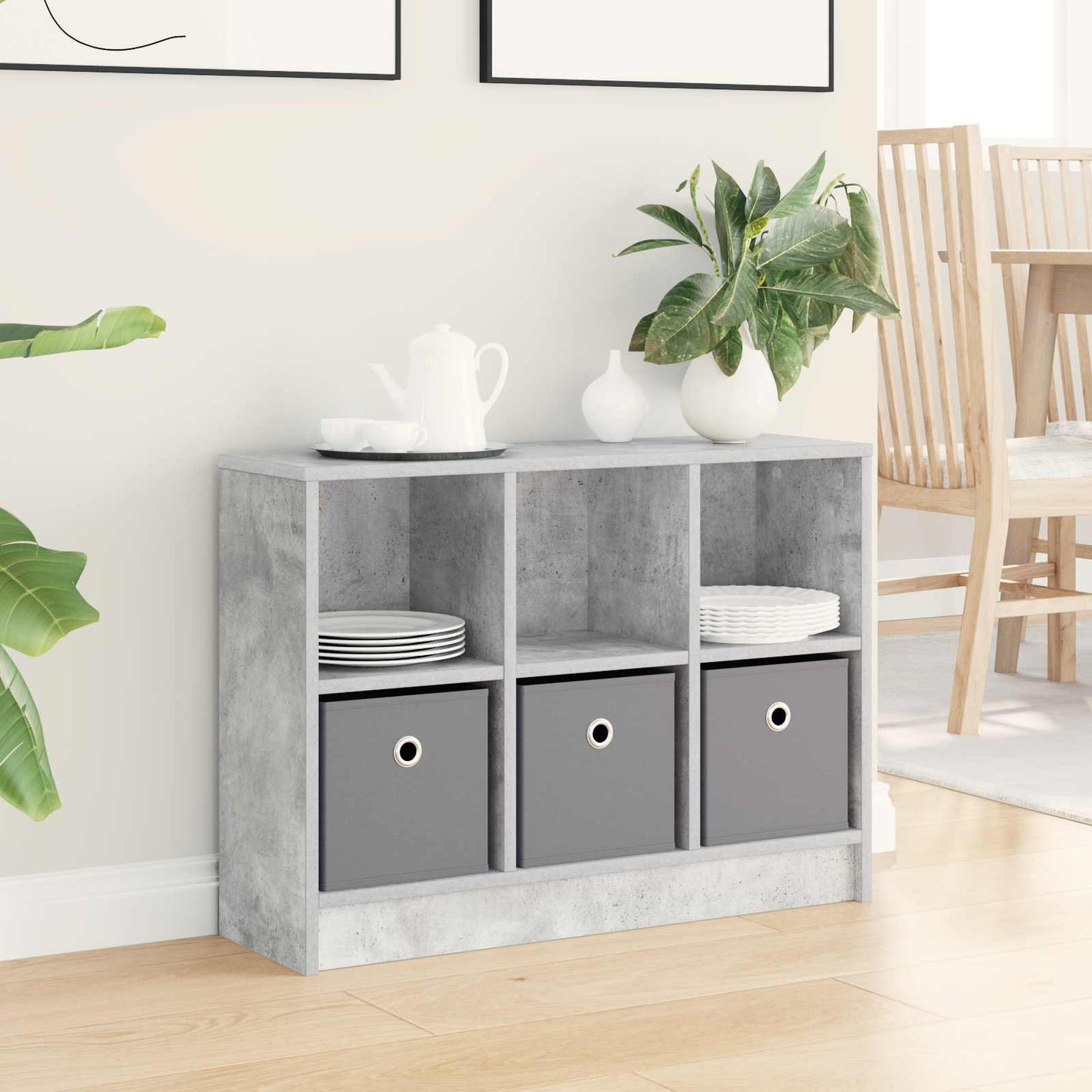Dressoir met lade Beton Grijs 73,5 x 22,5 x 53,5 cm is nu te koop bij PeponiXL, paradijselijk wonen!